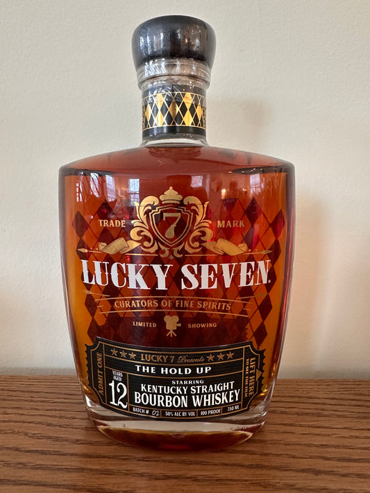 Lucky Seven 'The Hold Up' 12 Year Old Bourbon Whiskey