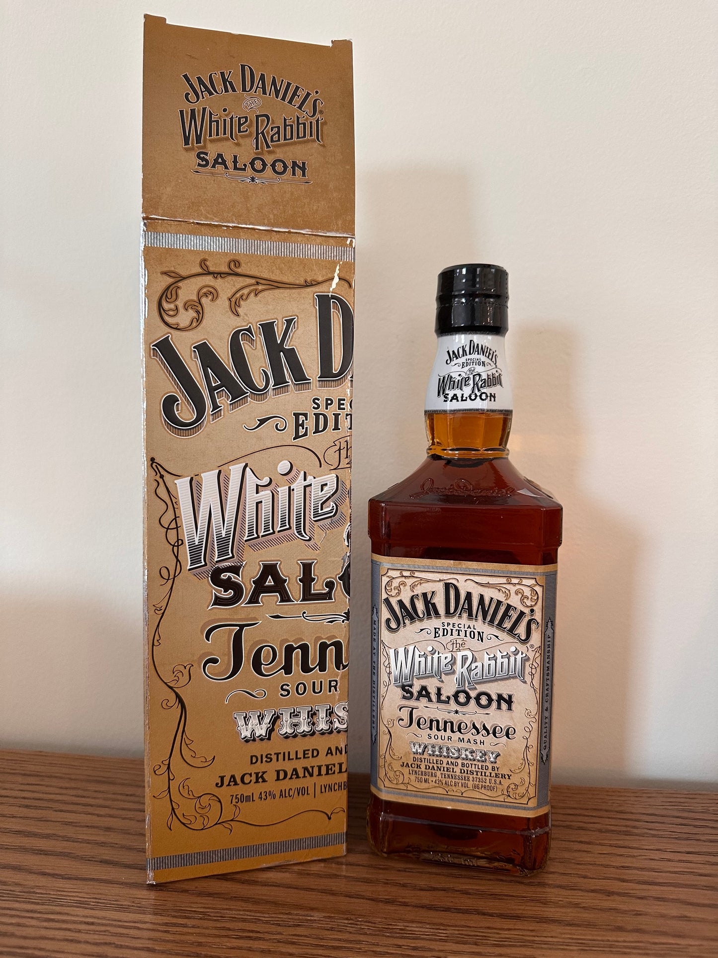 Jack Daniel's White Rabbit Saloon 120th Anniversary Limited Edition Sour Mash Whiskey 750ml
