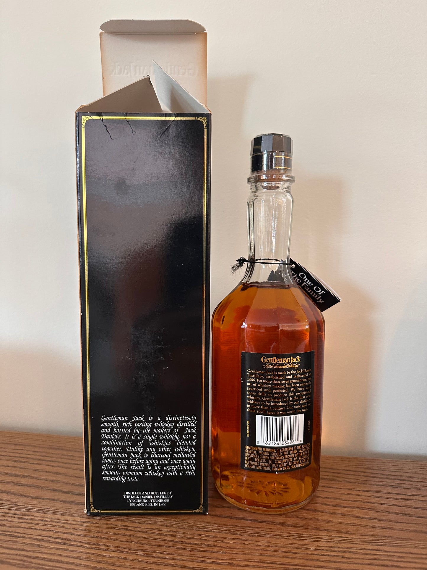 Jack Daniels Gentleman Jack 2nd Generation 1991 - 1998 750ml