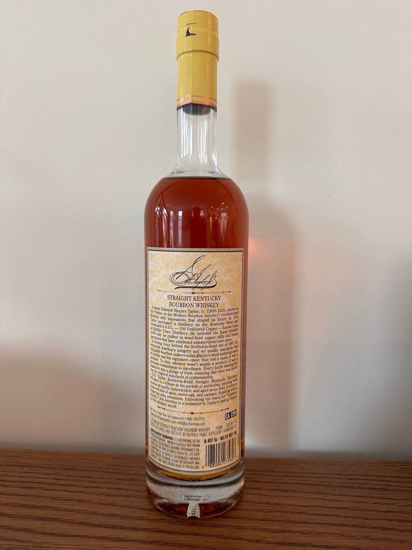 Colonel E.H. Taylor Bottled-In-Bond Straight Bourbon 2025