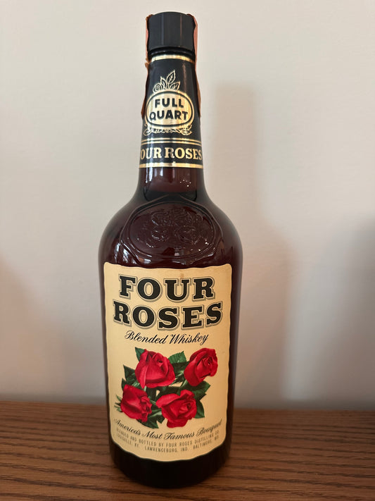 Four Roses One Quart Blended Whiskey - 1964 Vintage