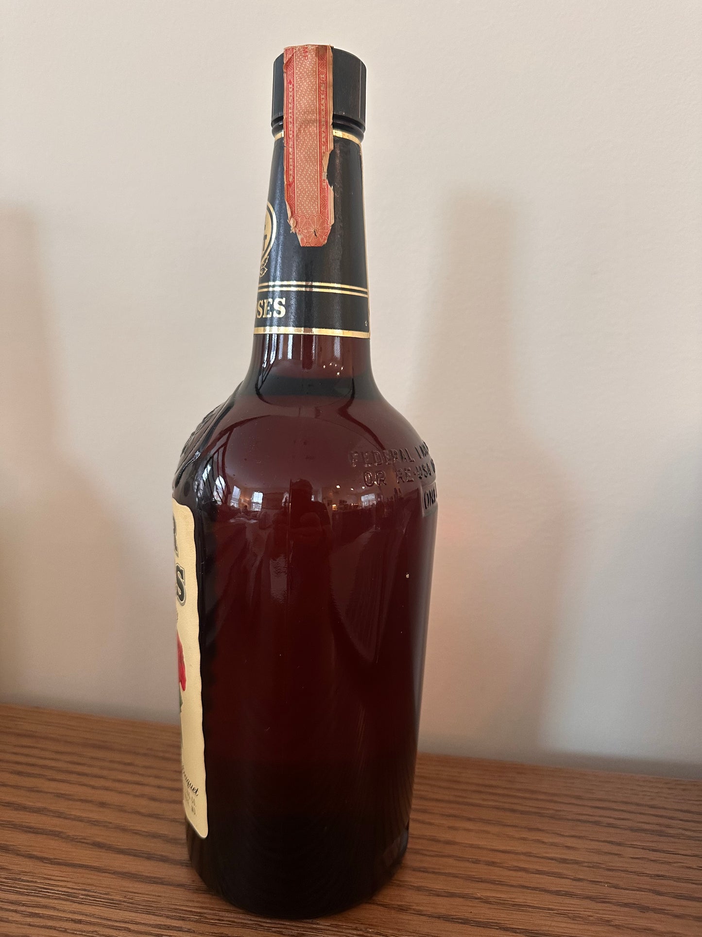 Four Roses One Quart Blended Whiskey - 1964 Vintage