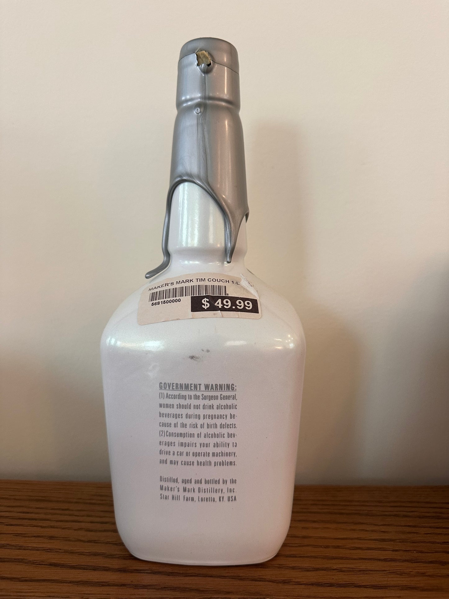 2012 Maker's Mark Tim Couch Keeneland Kentucky Straight Bourbon Whisky 1Lt