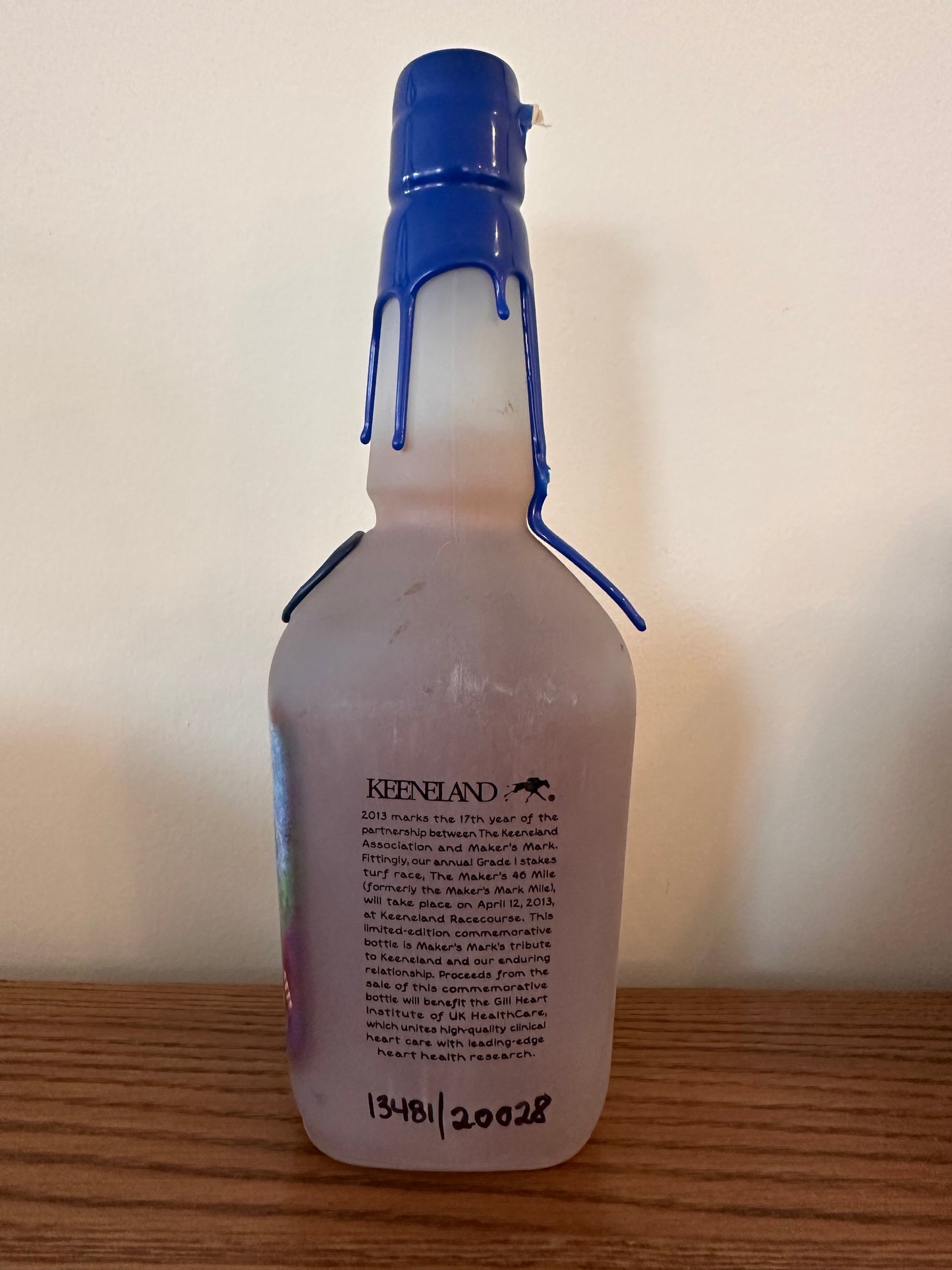 2013 Maker's Mark Dan Issel Keeneland Kentucky Straight Bourbon Whisky 1Lt