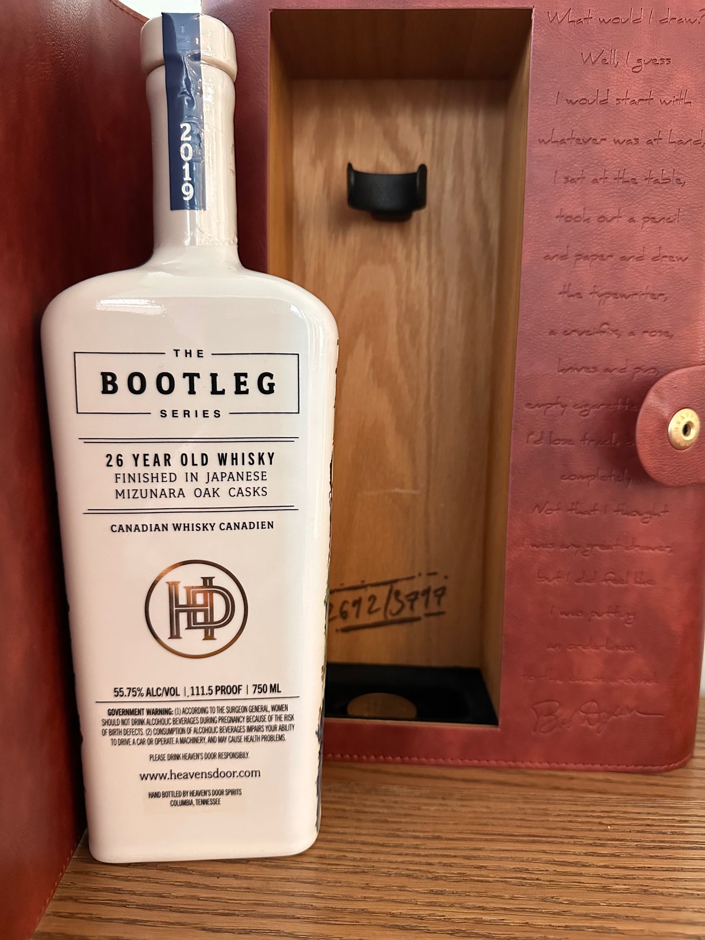 Heaven's Door The Bootleg Series Volume 1 Mizunara Oak Finish 26 Year Old Rye Whiskey 750ml
