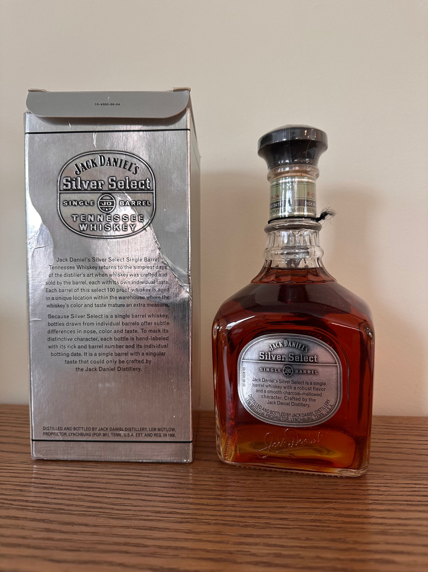 Jack Daniel's Silver Select Single Barrel Tennessee Whiskey 750ml