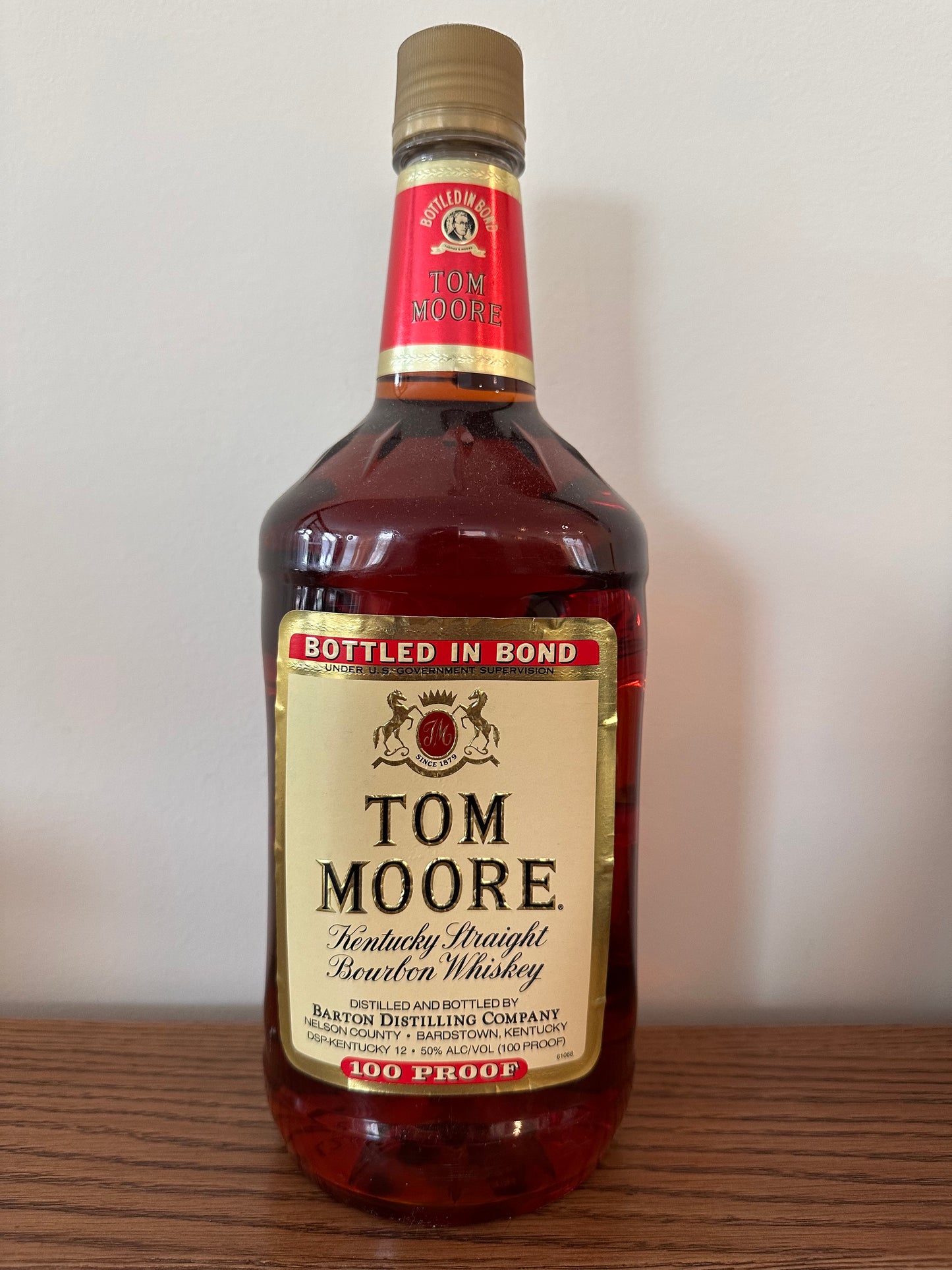 Tom Moore Bottled in Bond Bourbon 1.75Liter 100.0 Proof