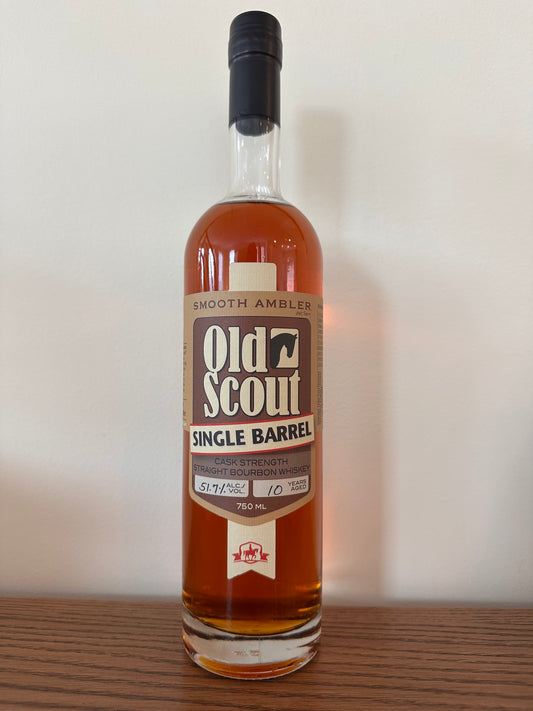 2016 Smooth Ambler - 10 year Old Scout Single Barrel Bourbon Whiskey 750ml 51.7% ABV
