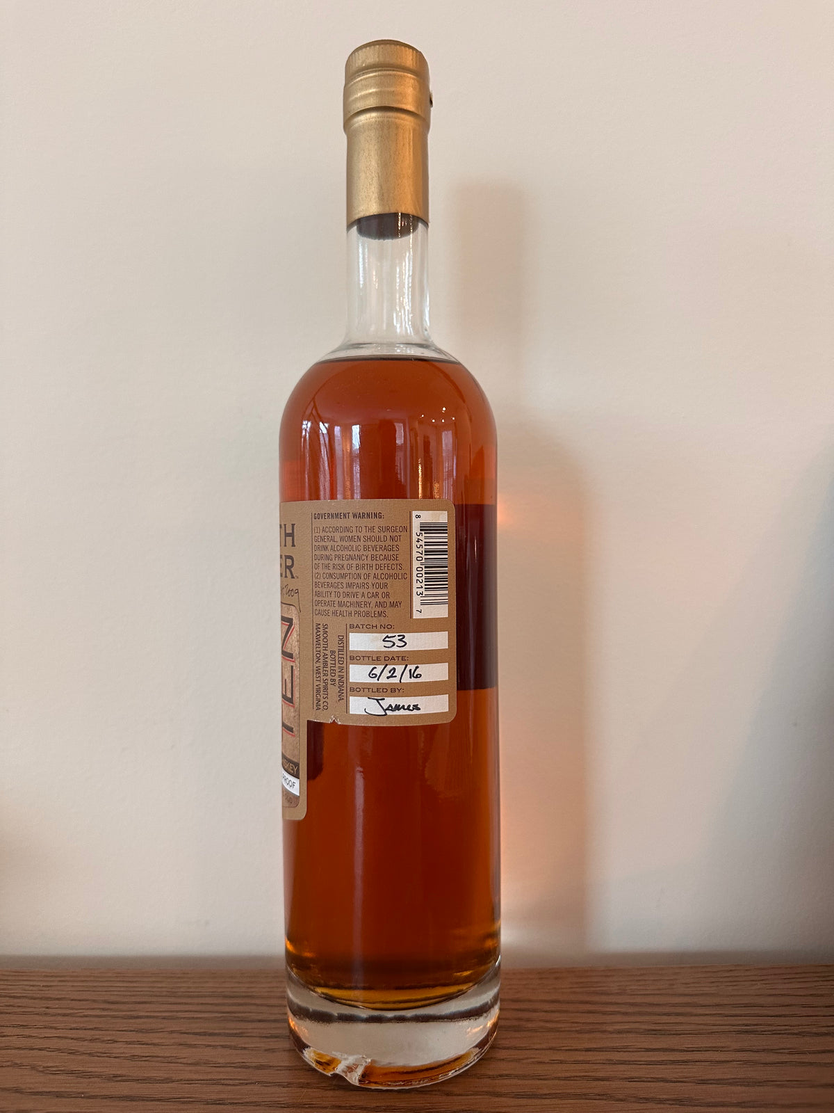 Smooth Ambler Old Scout Ten 10 Year Old Straight Bourbon Whiskey
