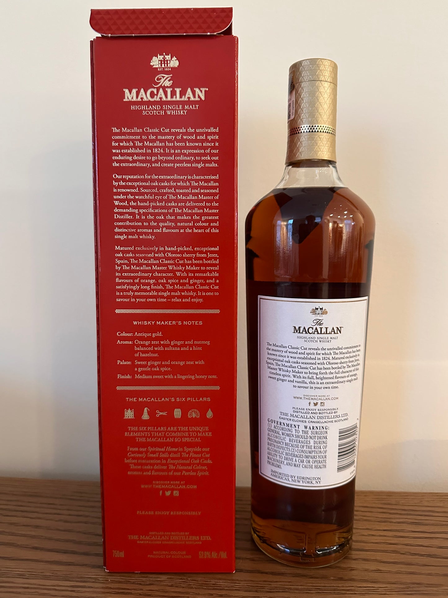The Macallan Classic Cut 2019 Limited Edition Single Malt Scotch Whisky 750ml
