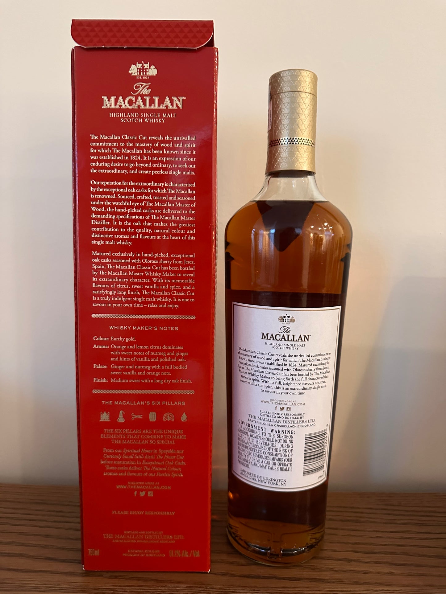 The Macallan Classic Cut 2018 Limited Edition Single Malt Scotch Whisky 750ml