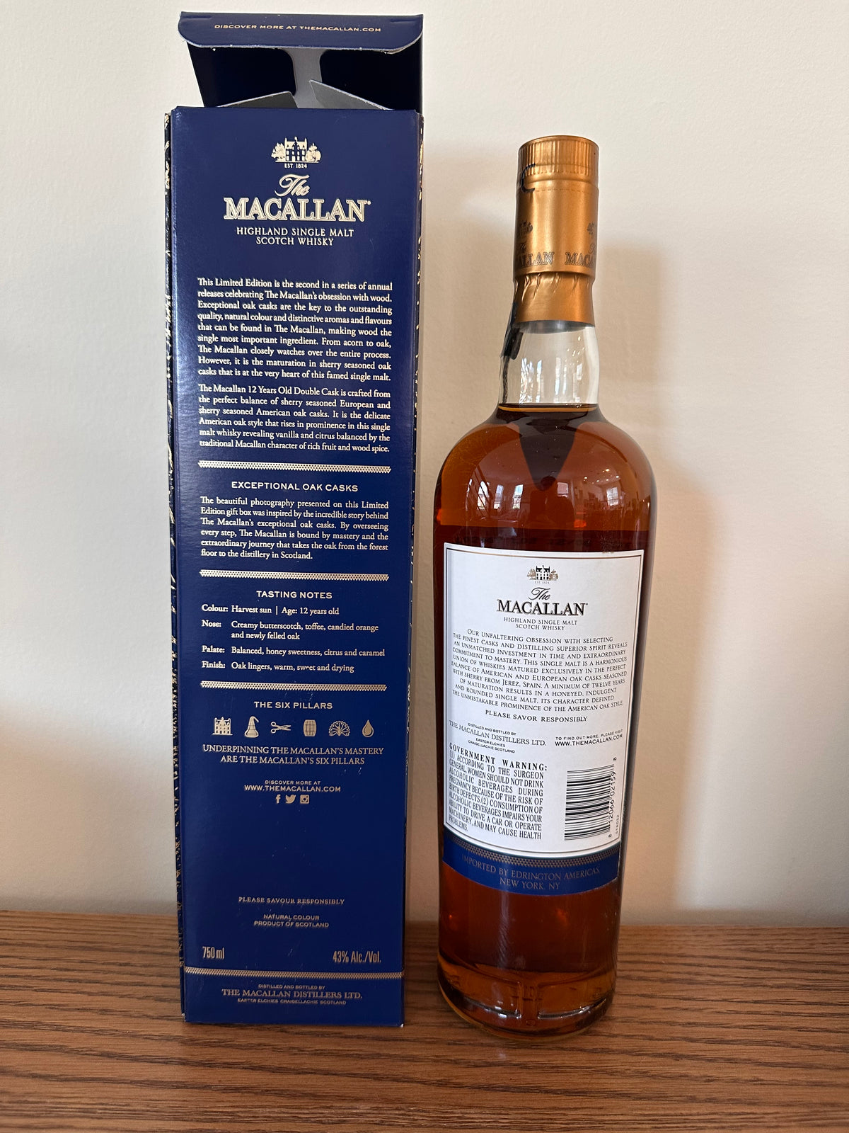 Macallan Double Cask 12 Year Old Limited Edition 750ml