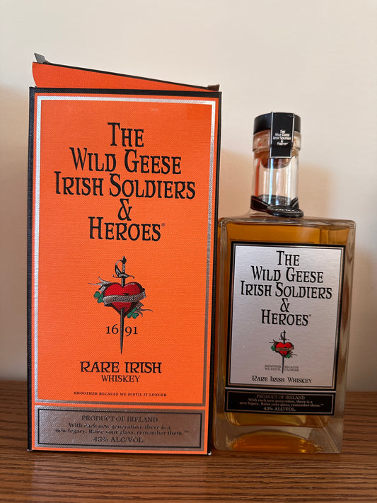 The Wild Geese Irish Soldiers & Heroes Rare Irish Whiskey 750ml