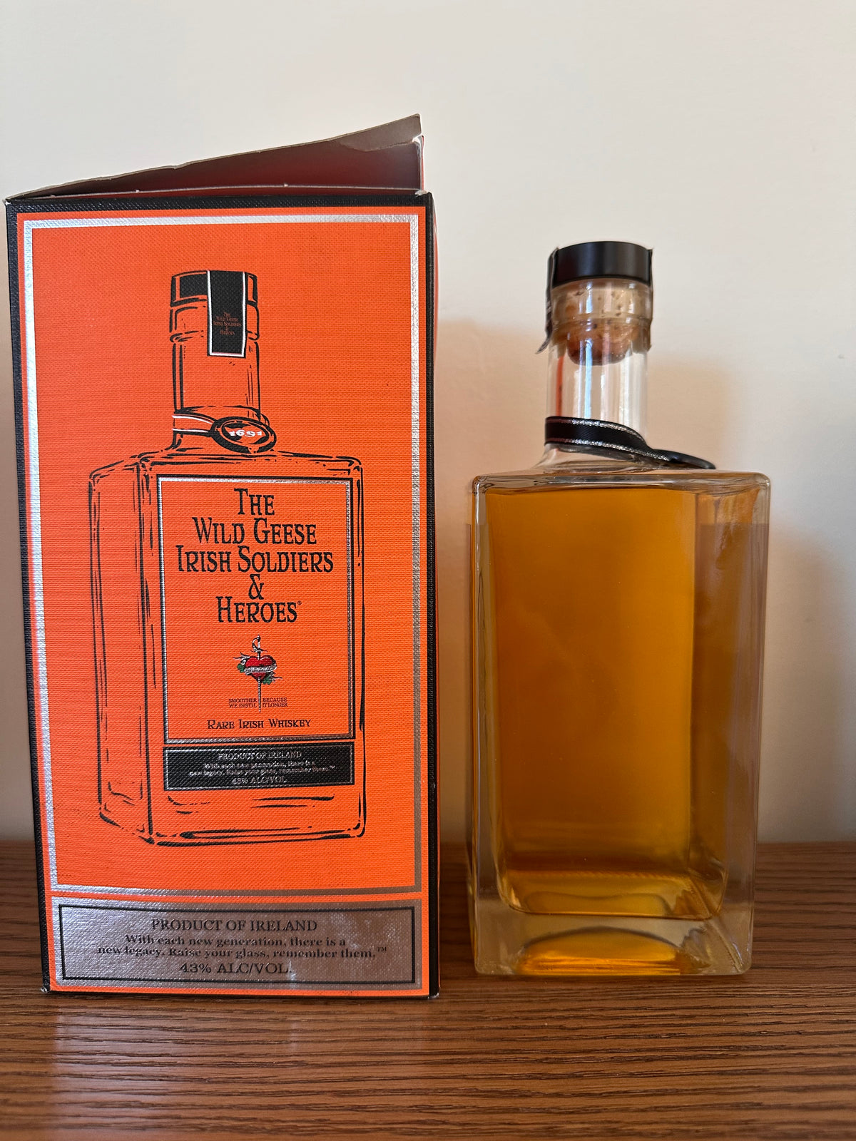 The Wild Geese Irish Soldiers & Heroes Rare Irish Whiskey 750ml