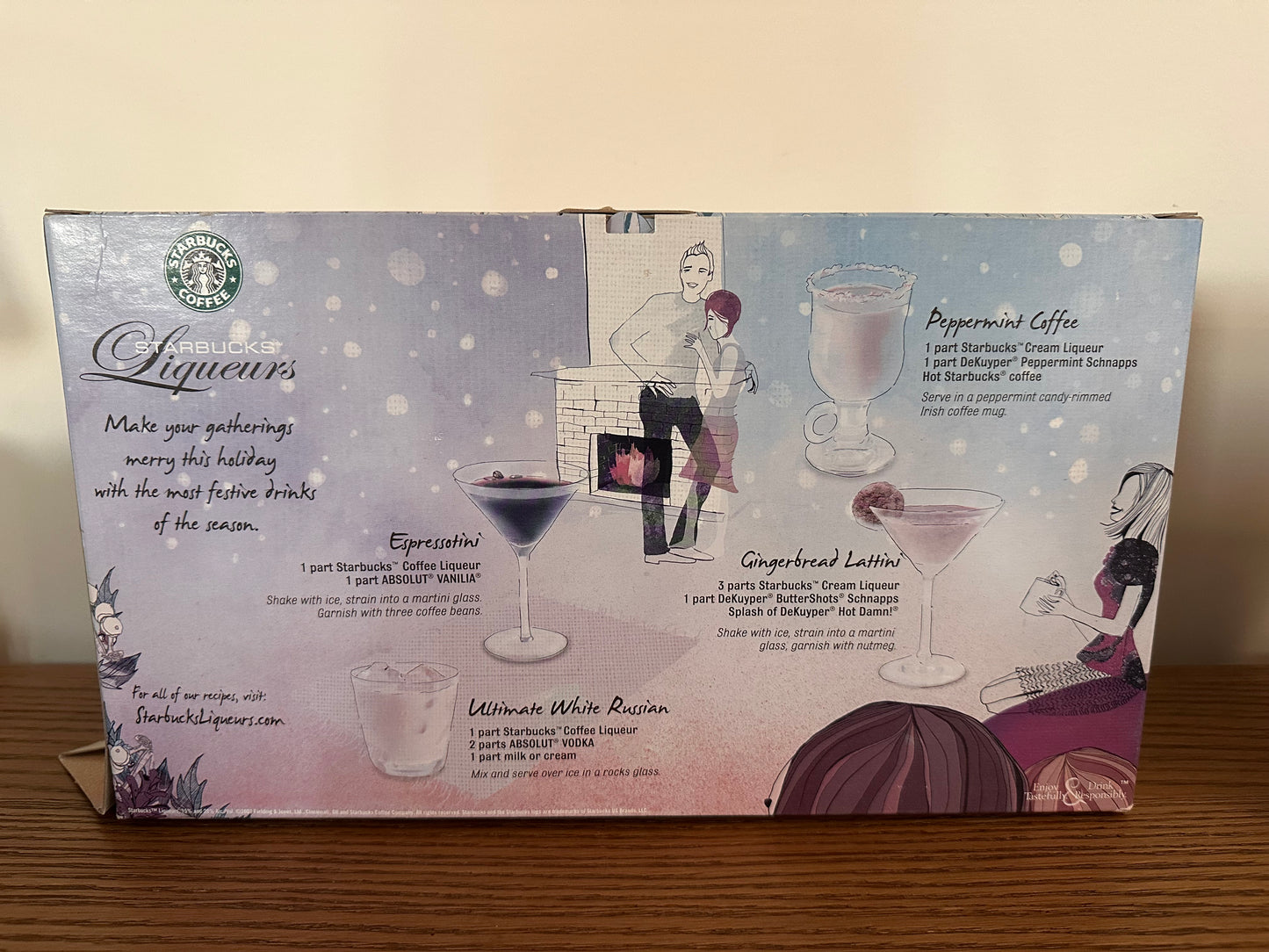 Starbucks Coffee Liqueur 375ml & Cream Liquer 375ml Gift Box