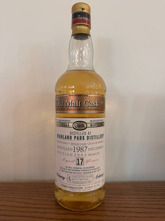 2005 Highland Park 17 Year Single Malt Scotch Whisky Distilled 1987 750ml