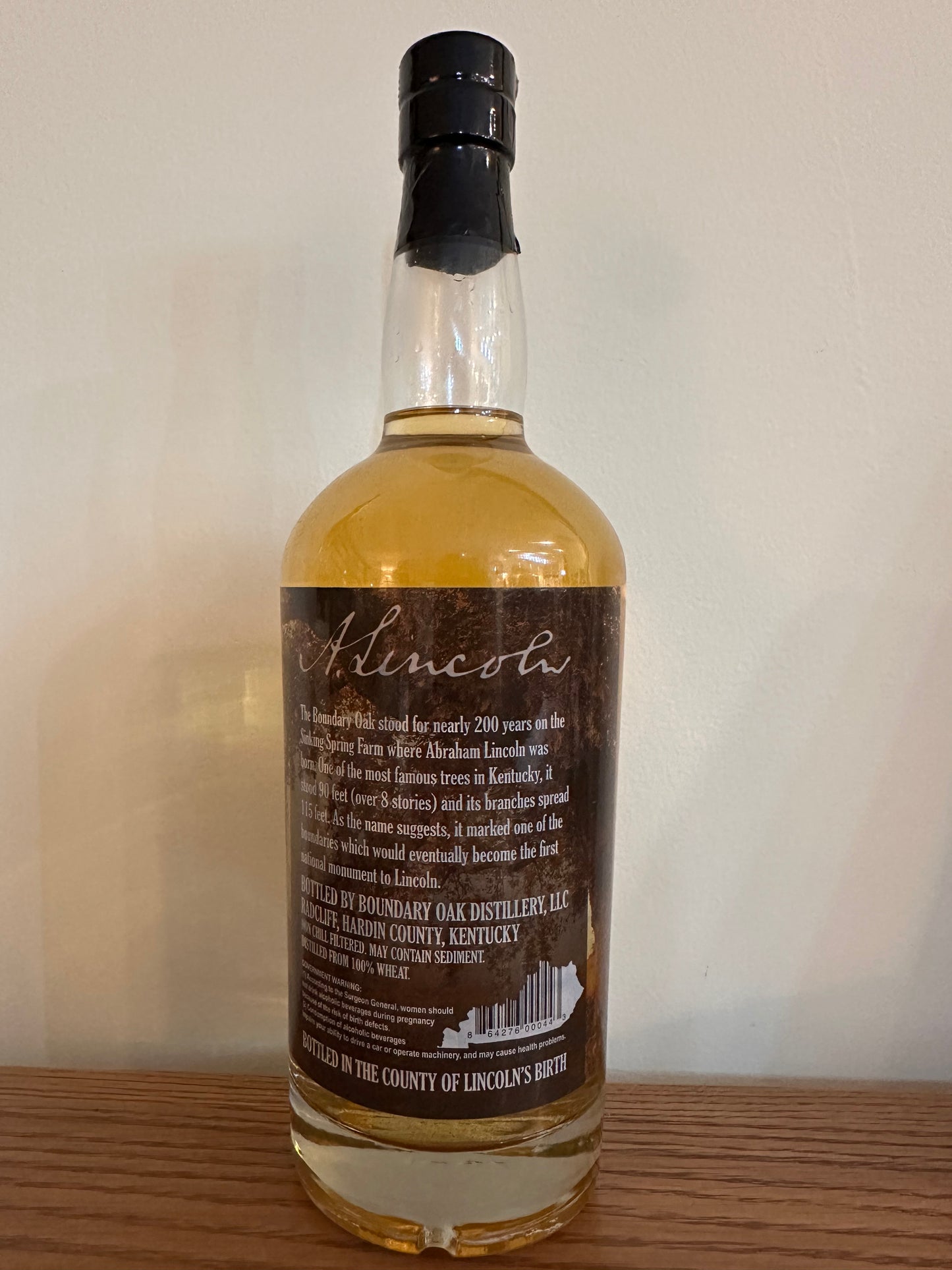 Lincoln Straight Bourbon Early Release 750ml