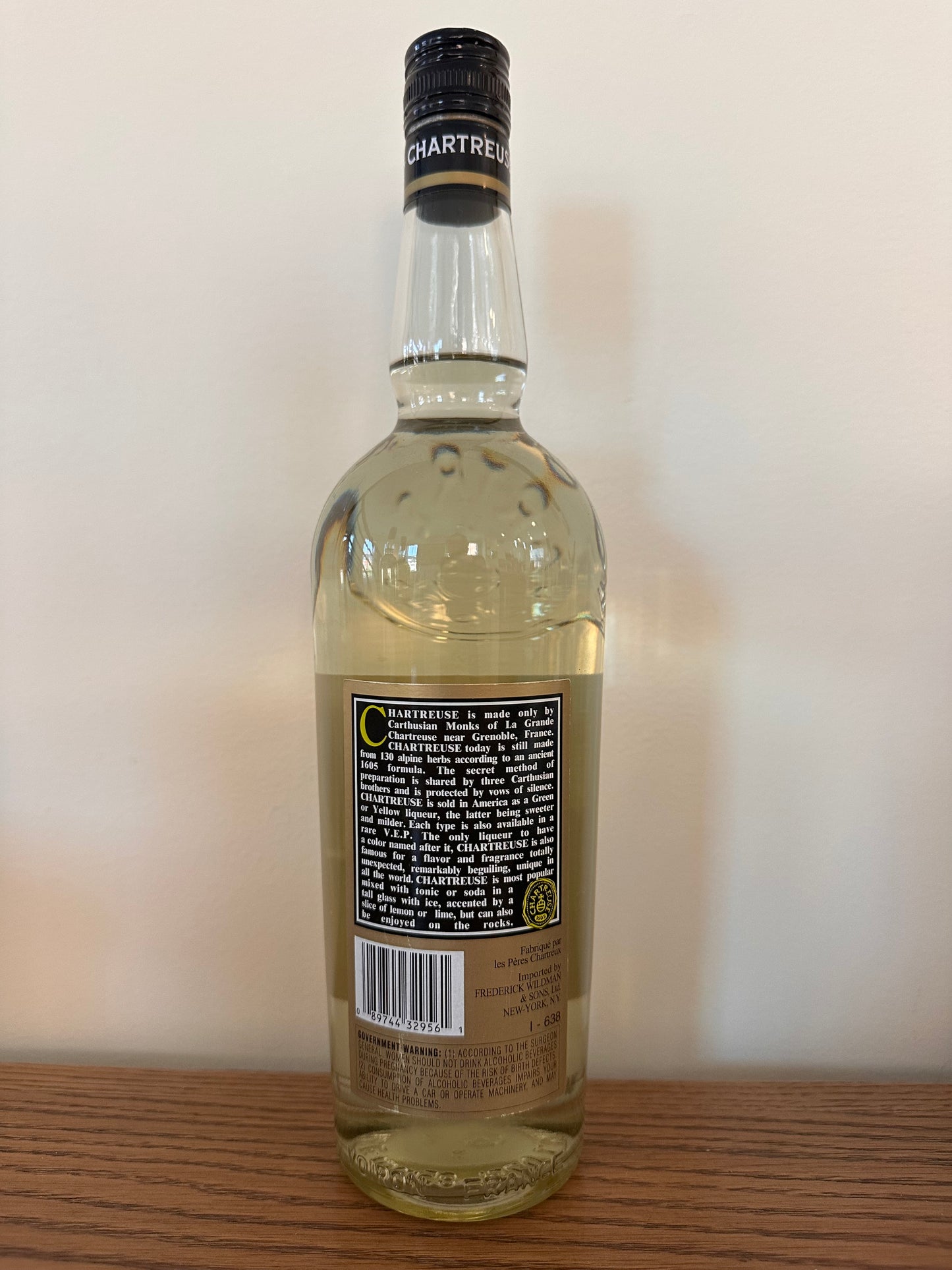 2012 Chartreuse Yellow Liqueur 750 mL