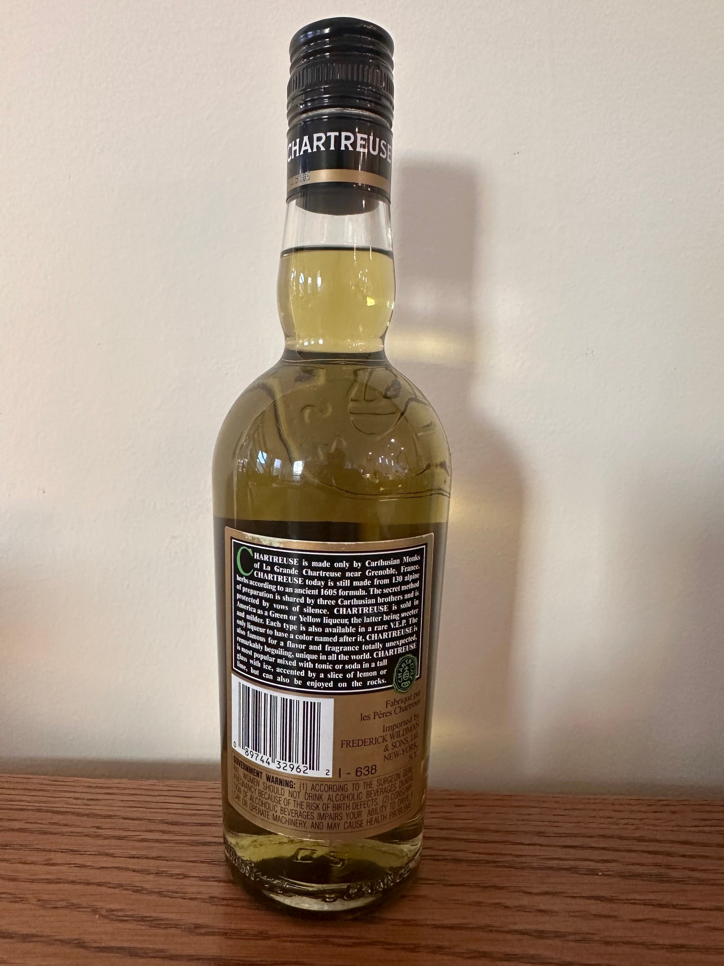 2013 Chartreuse Green Liqueur 375 mL