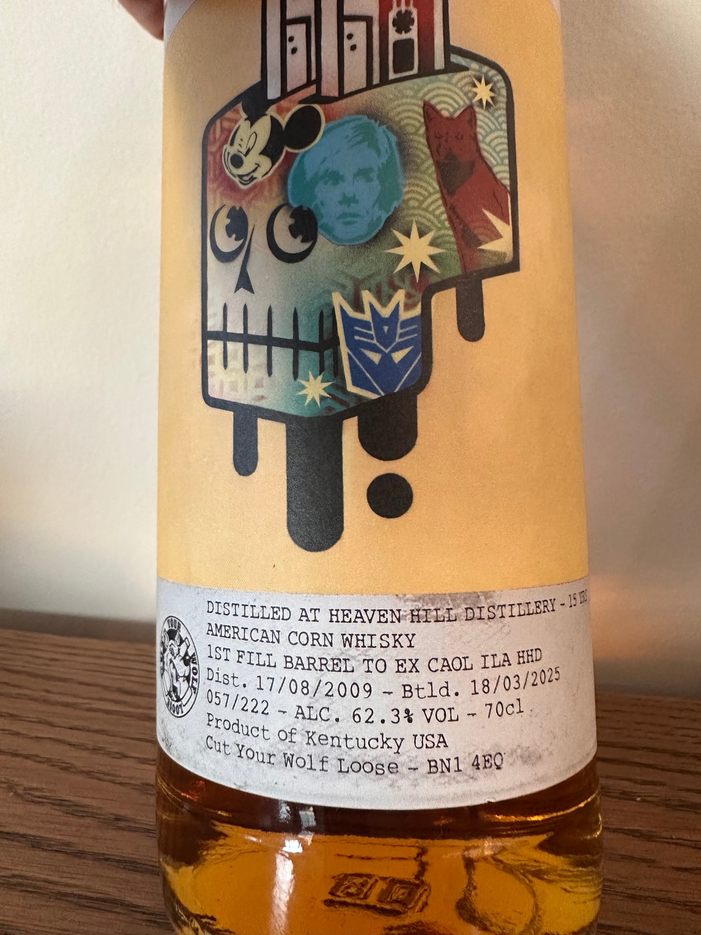 2025 Heaven Hill 15 Year Old Cut Your Wolf Loose 700ml