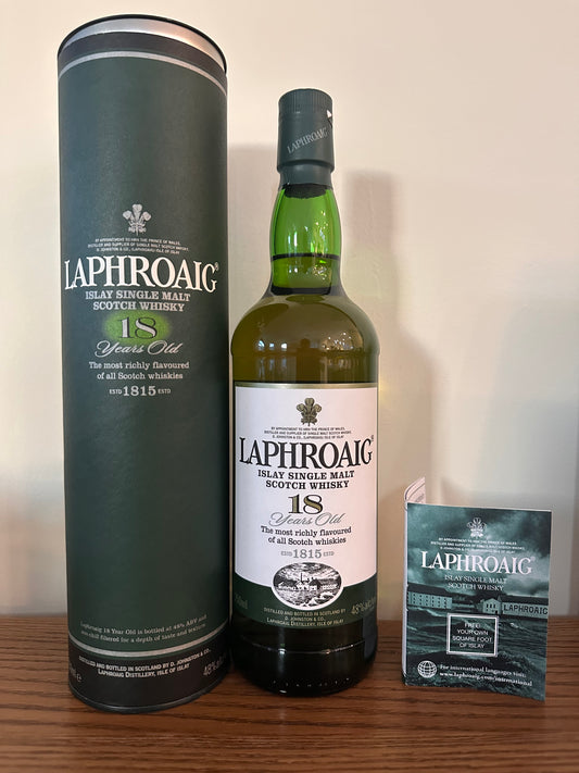 Laphroaig 18 Year Old 2009 - 2013 Green Tube 750ml
