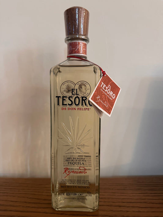 2017 El Tesoro De Don Felipe Añejo Tequila Older Stye Bottle 750ml