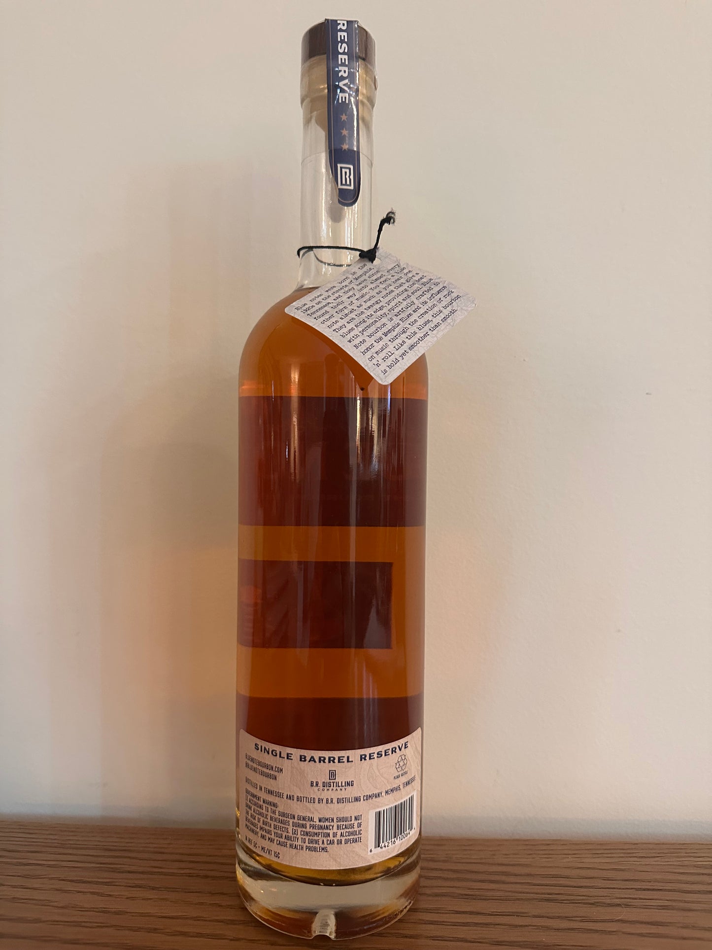 Blue Note Vinyl Series 10 Year Old Single Barrel Reserve Straight Bourbon Whiskey 750ml