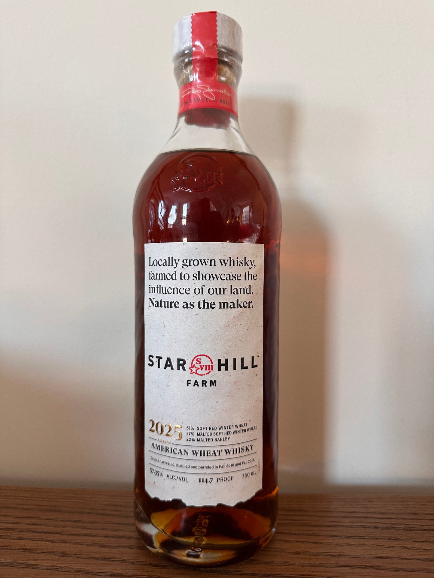 2025 Makers Mark Star Hill Farm American Wheat Whiskey 750ml