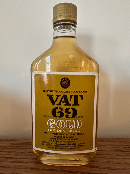 ウイスキー VAT 69 Finest Scotch Whisky 1995 VAT 69 Gold Scotch 375ml – Liquor Express