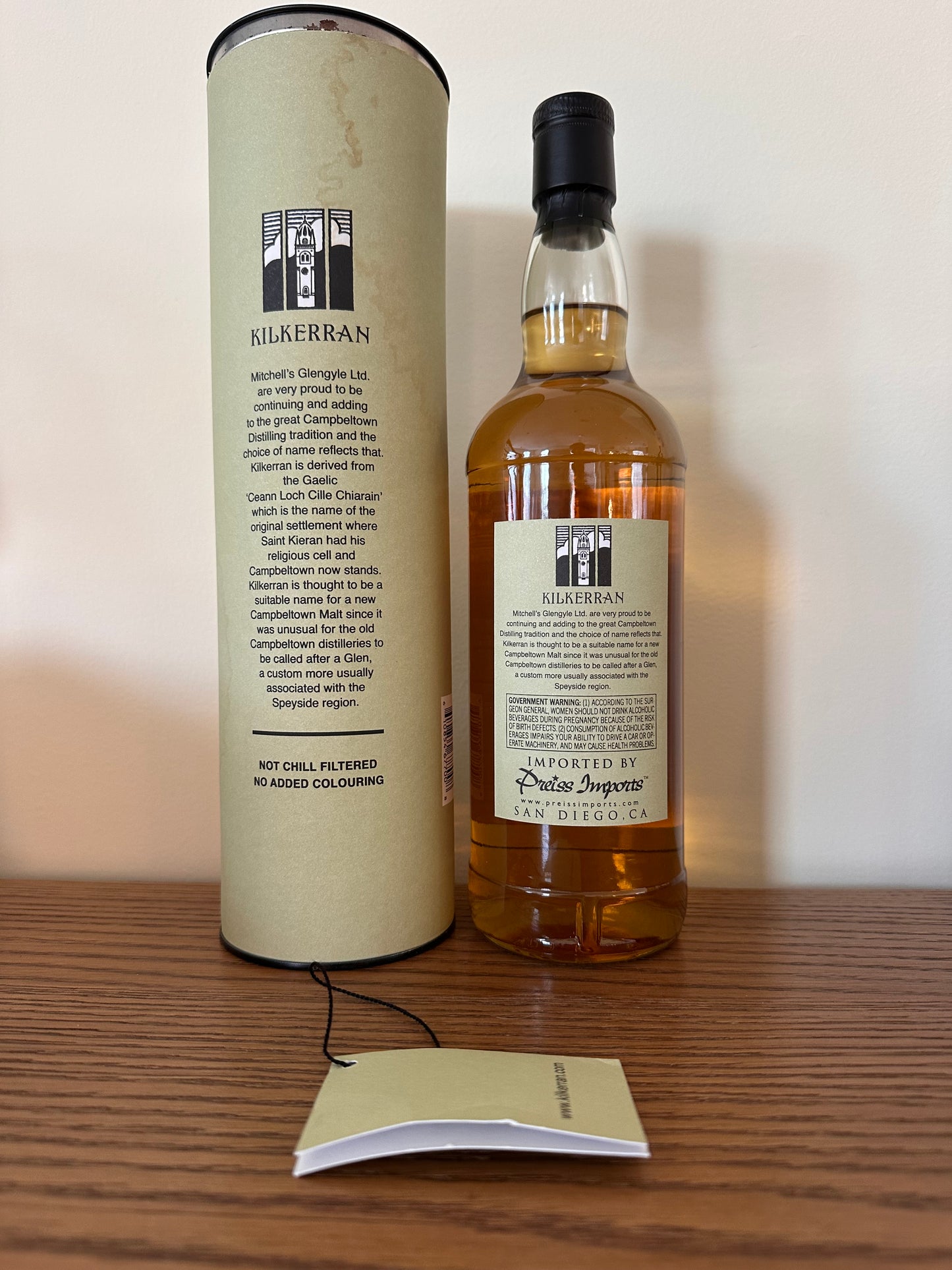 2004 Kilkerran Work In Progress #3 Single Malt Scotch Whisky 750ml