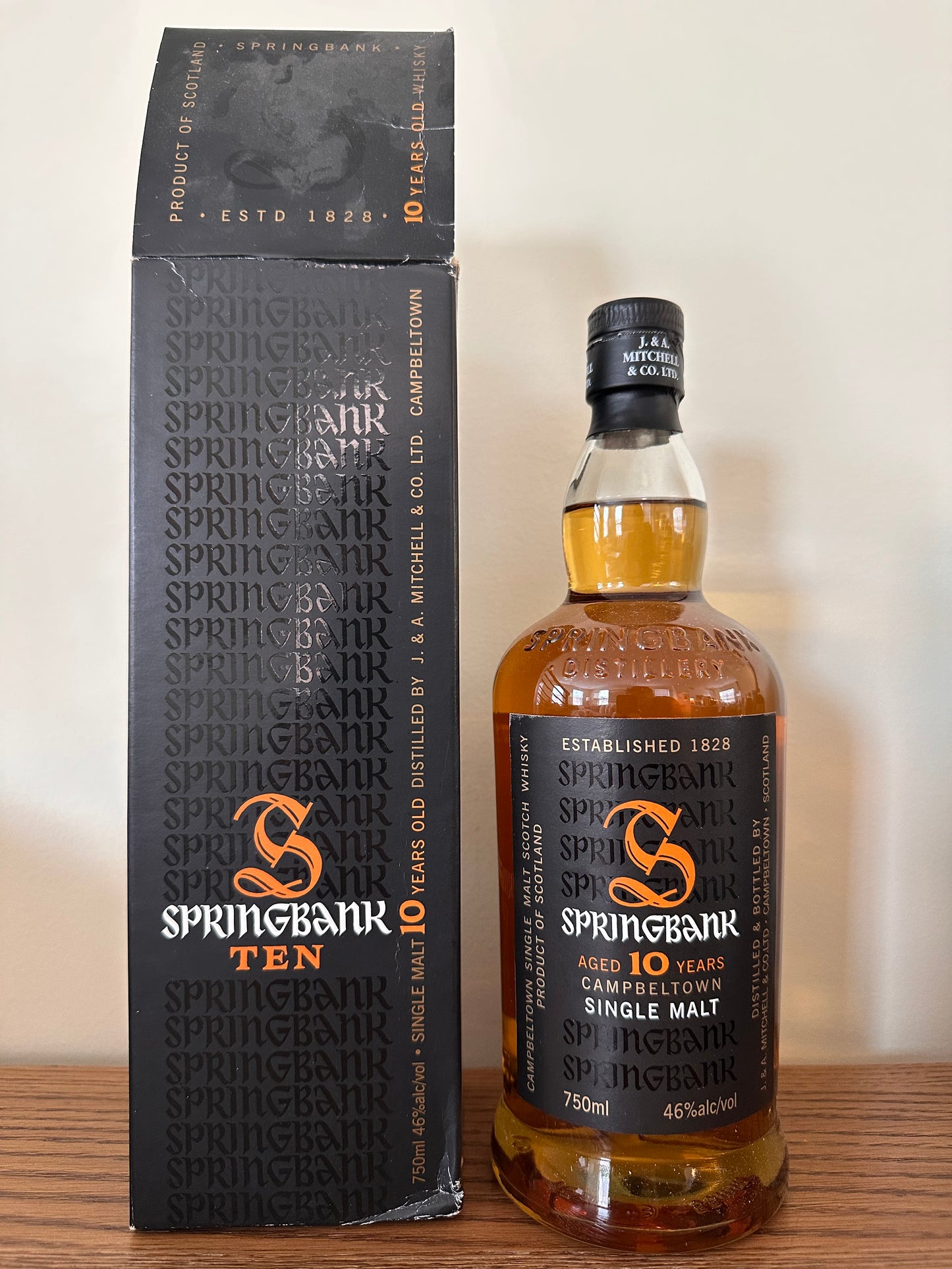 2013 Springbank 10 Year Old Single Malt Scotch 750ml
