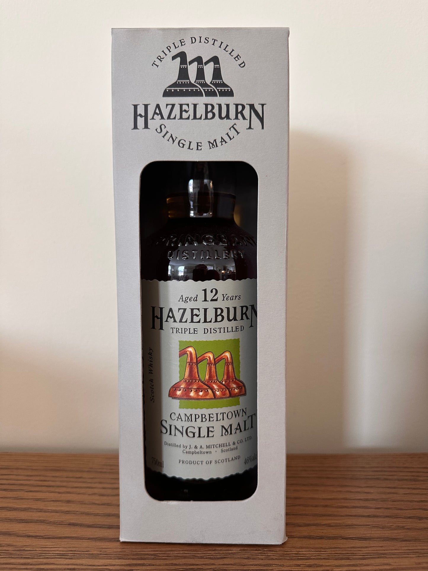 Hazelburn 12 Year Old Single Malt Scotch Whisky 750ml