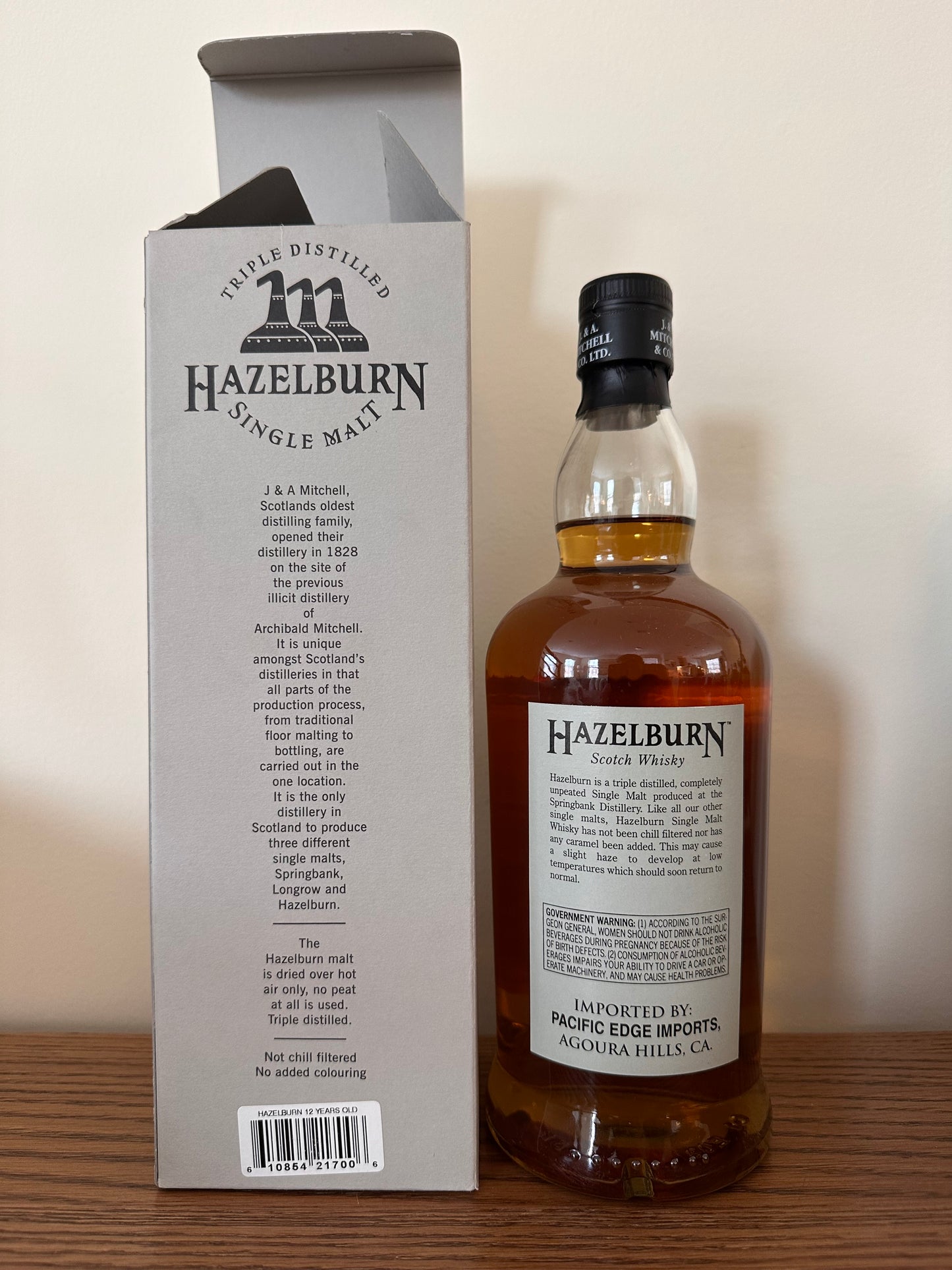 Hazelburn 12 Year Old Single Malt Scotch Whisky 750ml