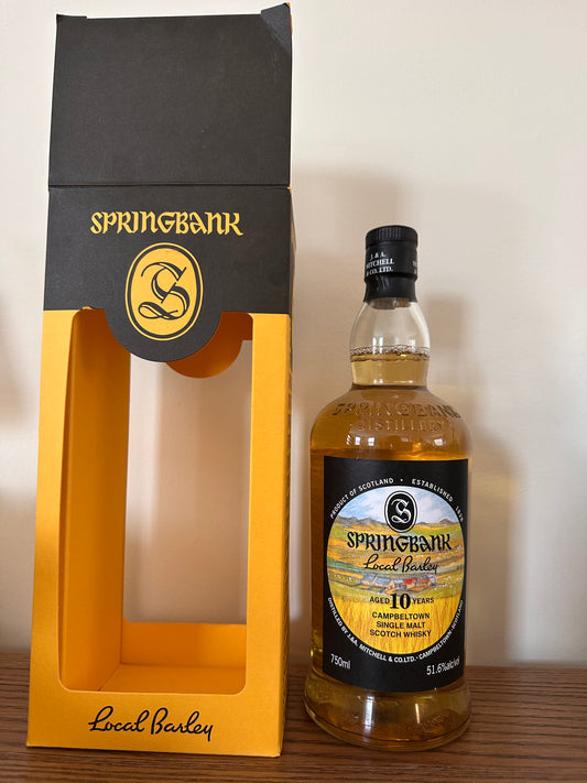 2021 Springbank Local Barley 10 Year Old Single Malt Scotch Whisky 750ml