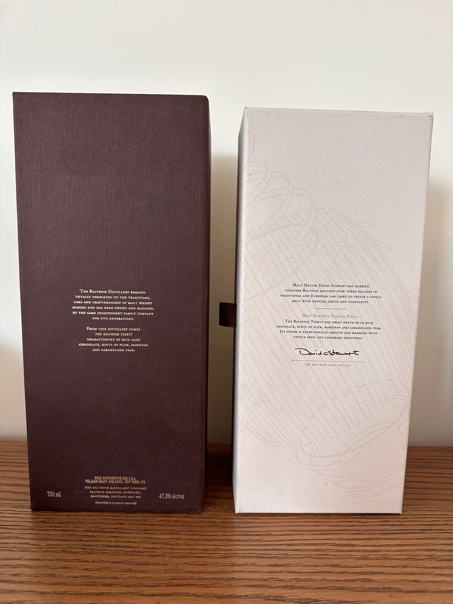 Balvenie Thirty 30 Year Old Single Malt Scotch Whisky (Brown Box) 750ml