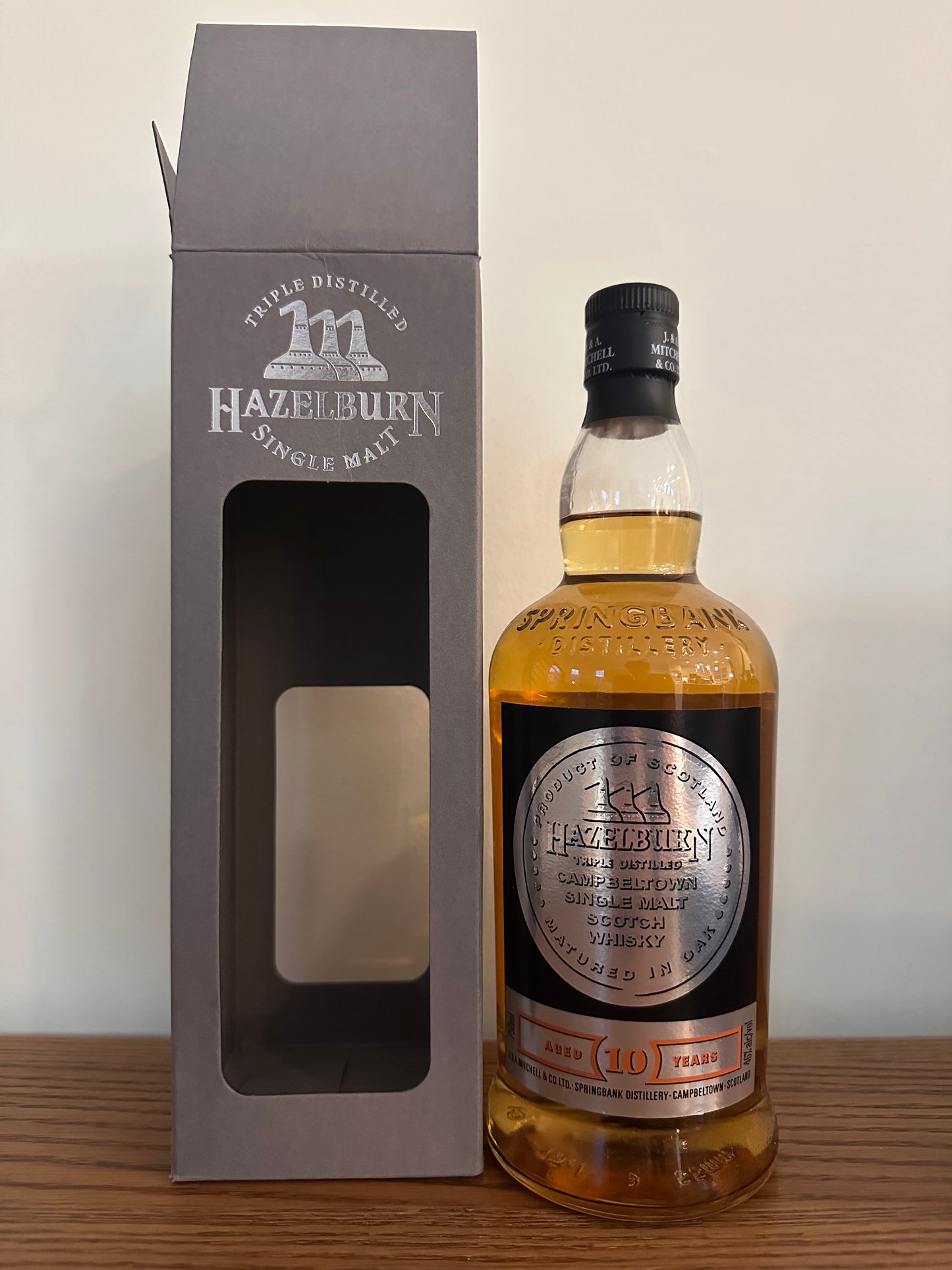 2019 Hazelburn 10 Year Old Triple Distilled Single Malt Scotch Whisky 750ml