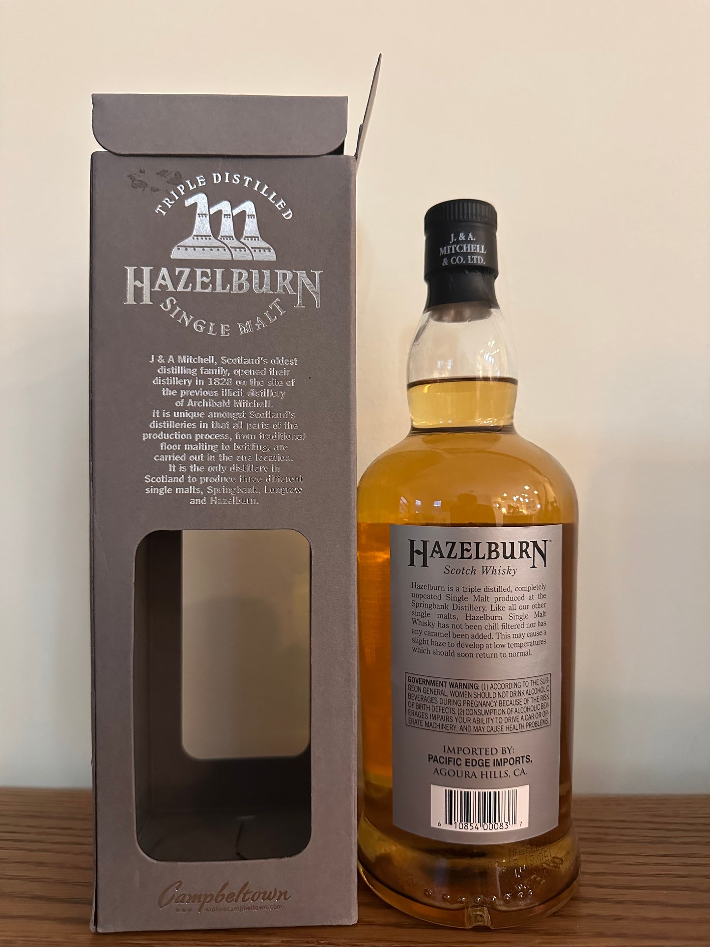 2019 Hazelburn 10 Year Old Triple Distilled Single Malt Scotch Whisky 750ml