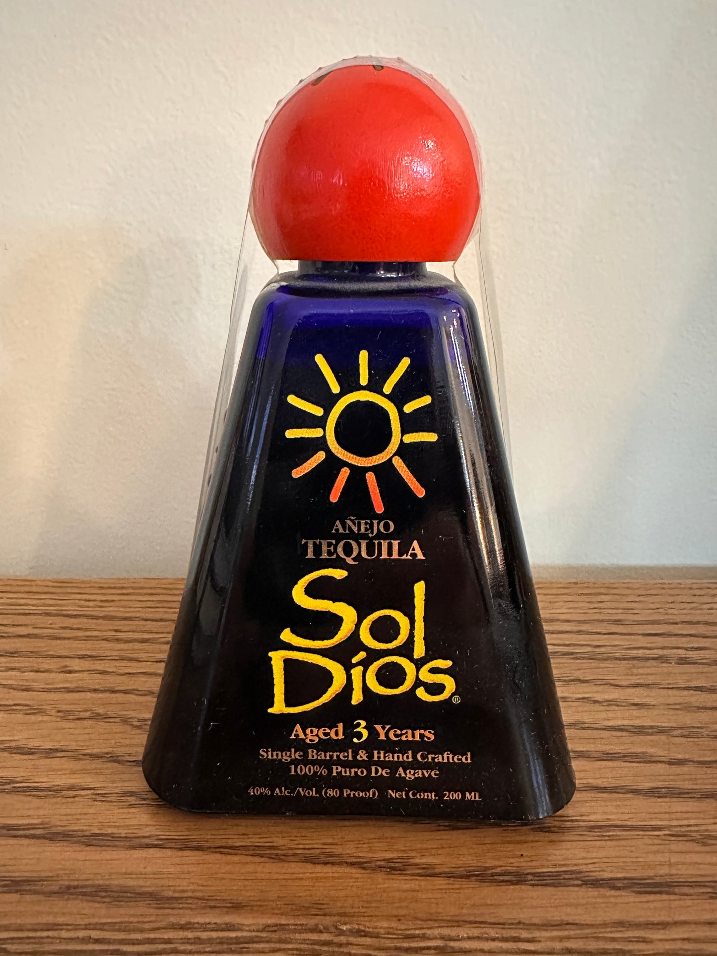 Sol Dios Anejo 3 Year Old Anejo Tequila 200ml
