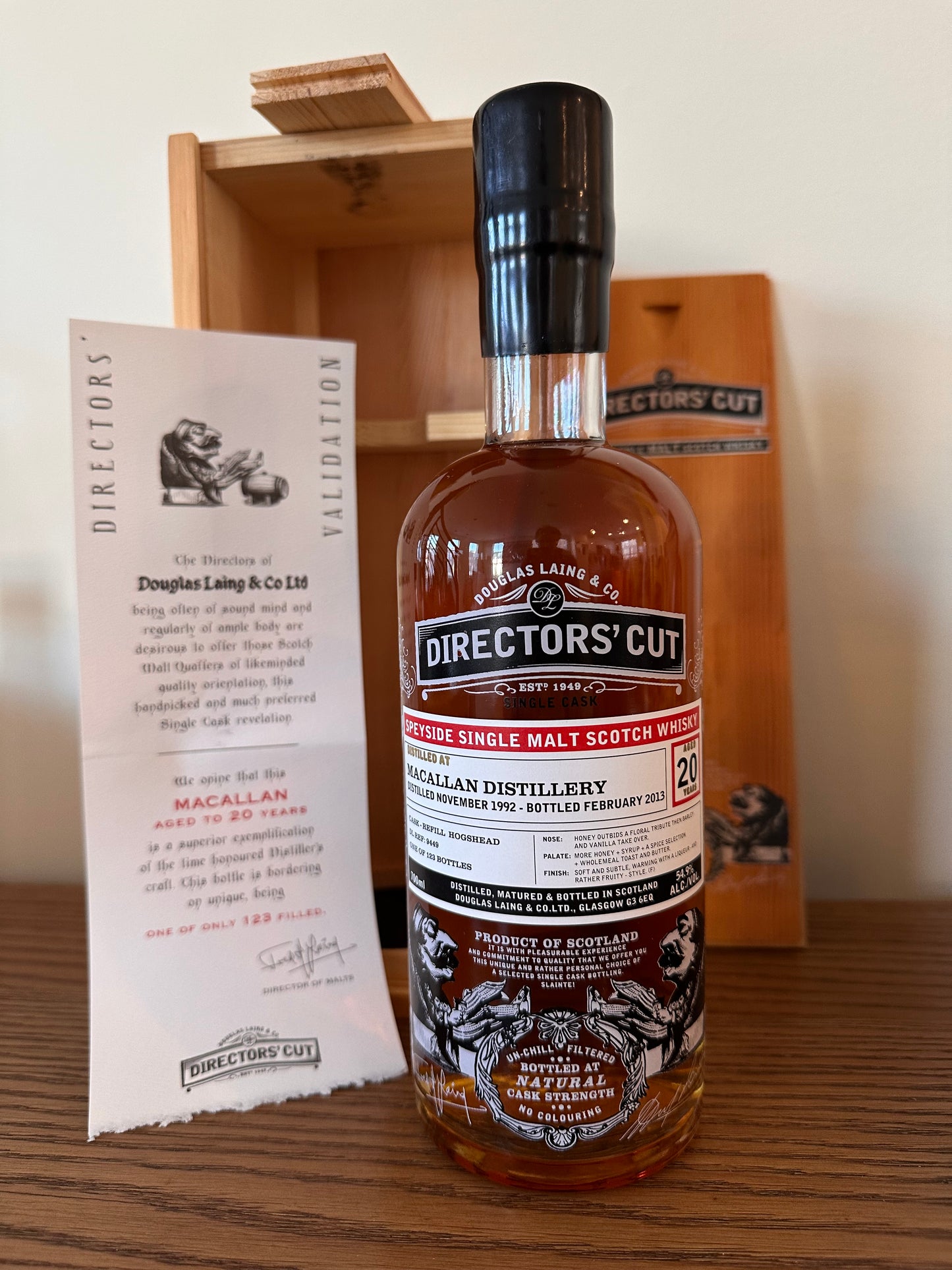Macallan 1992 20 Year Douglas Laing's Directors' Cut 700ml