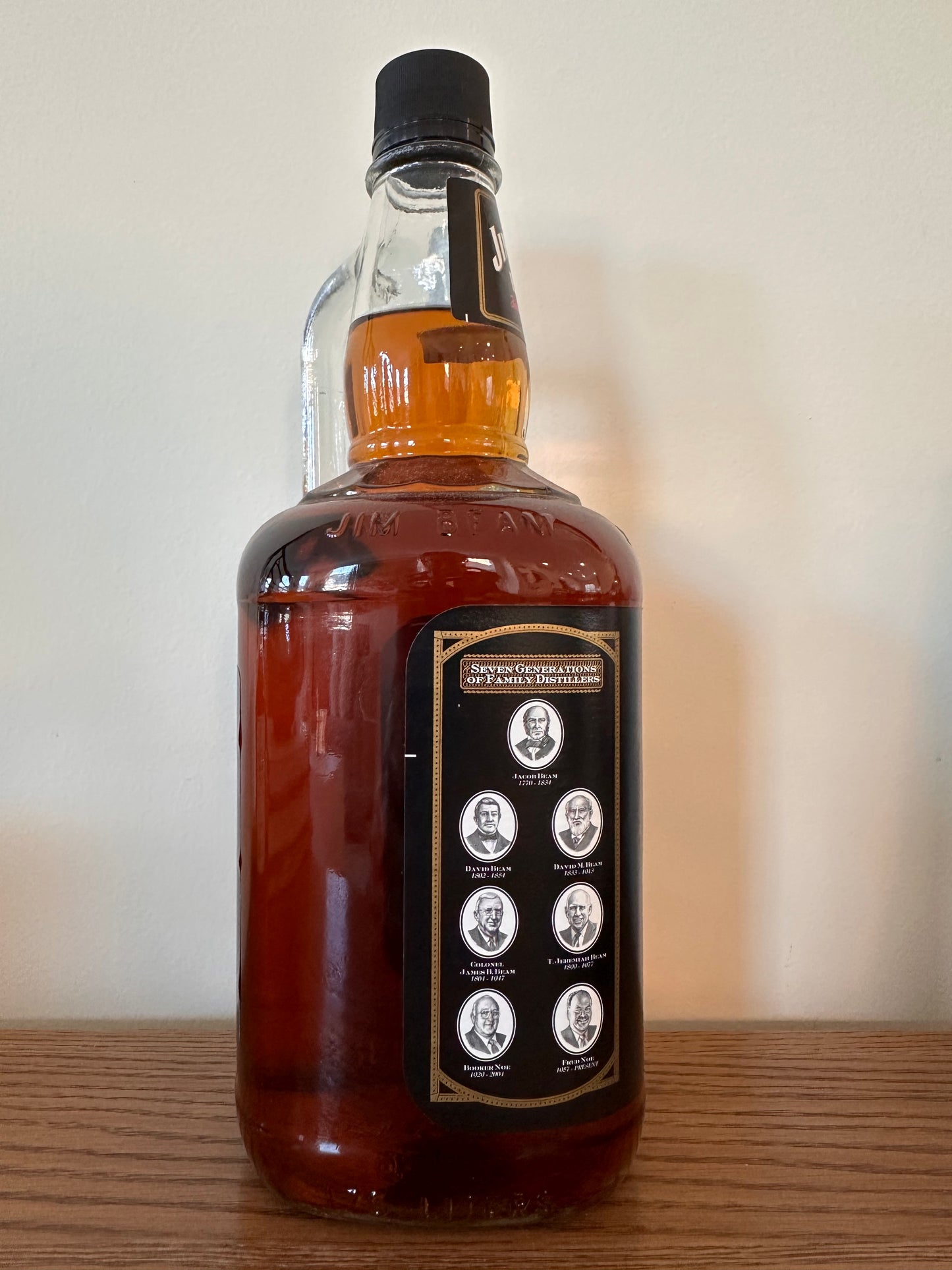 2009 Jim Beam Black Aged 8 Year Old Bourbon Whiskey 1.75L