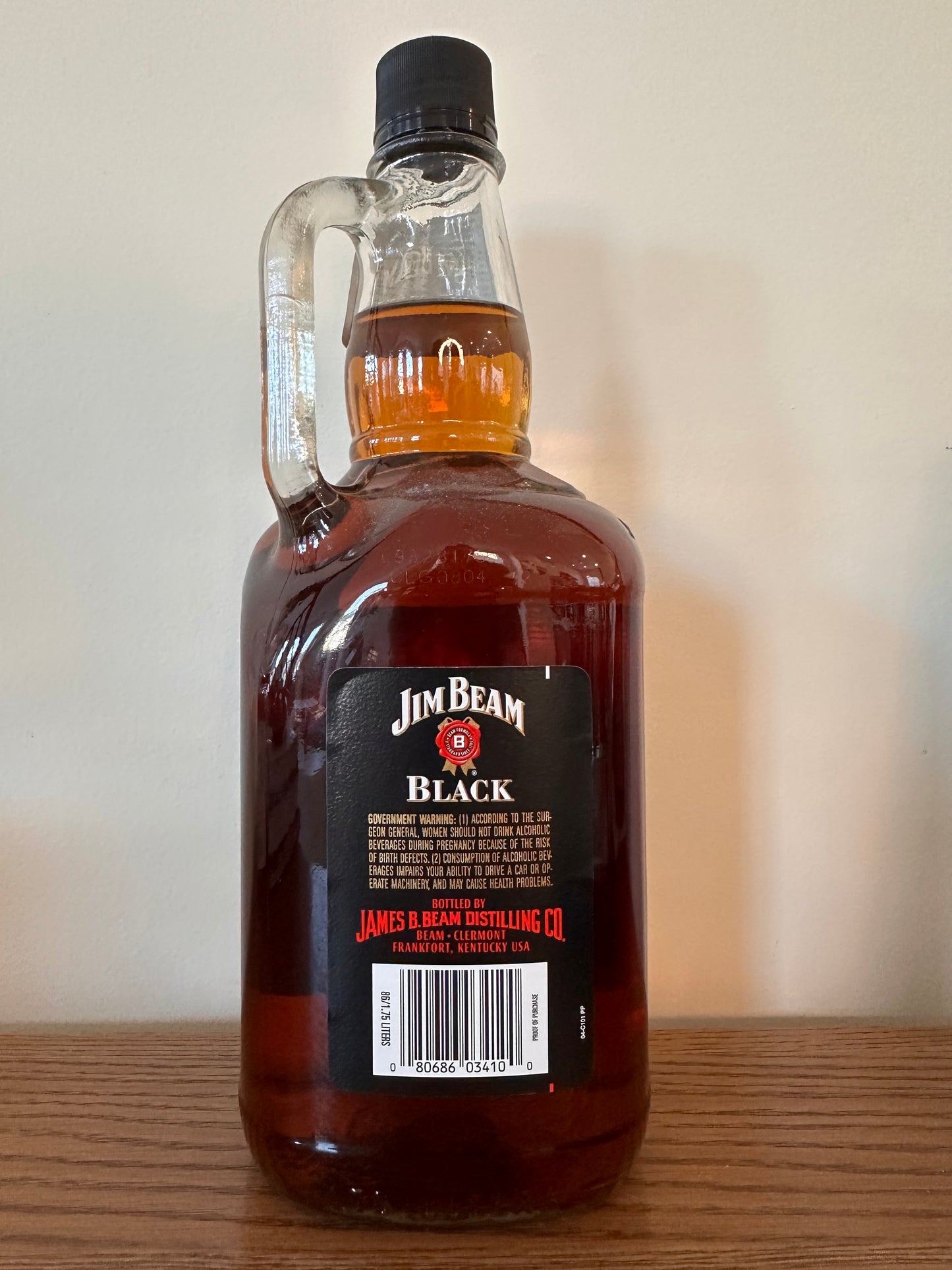 2009 Jim Beam Black Aged 8 Year Old Bourbon Whiskey 1.75L