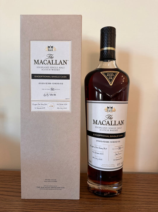 2020 Macallan Exceptional Single Cask ESH-10935-02 Single Malt Scotch Whisky 750ml