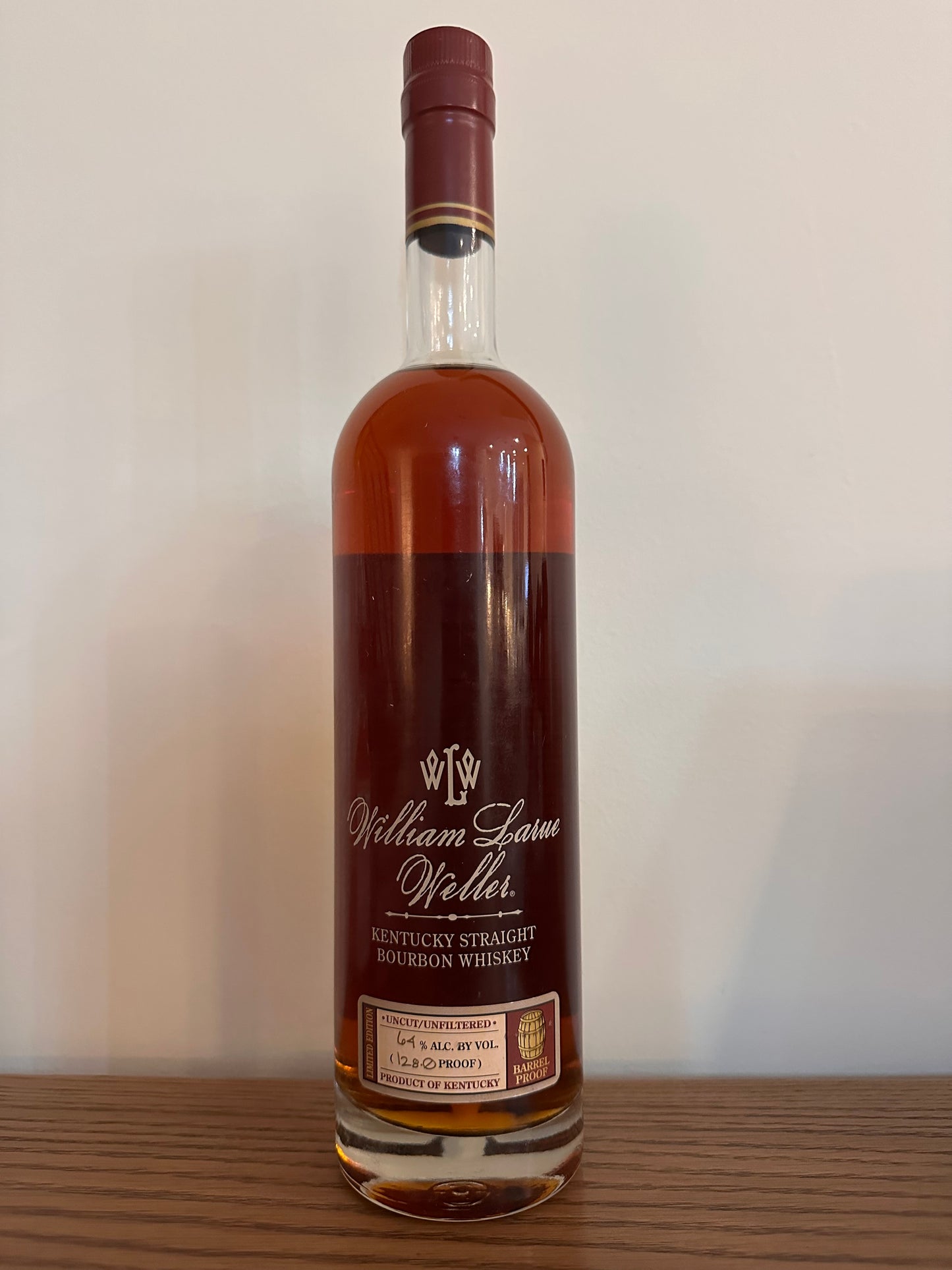 2019 William Larue Weller Kentucky Straight Bourbon Whiskey 750ml