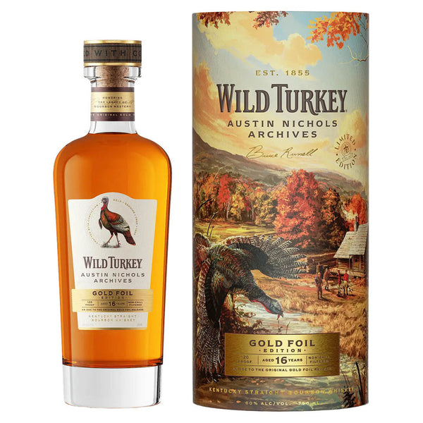 ウイスキー WILD TURKEY Austin Nichols 2026 Wild Turkey 16 Year Old Gold Foil Austin Nichols Archives