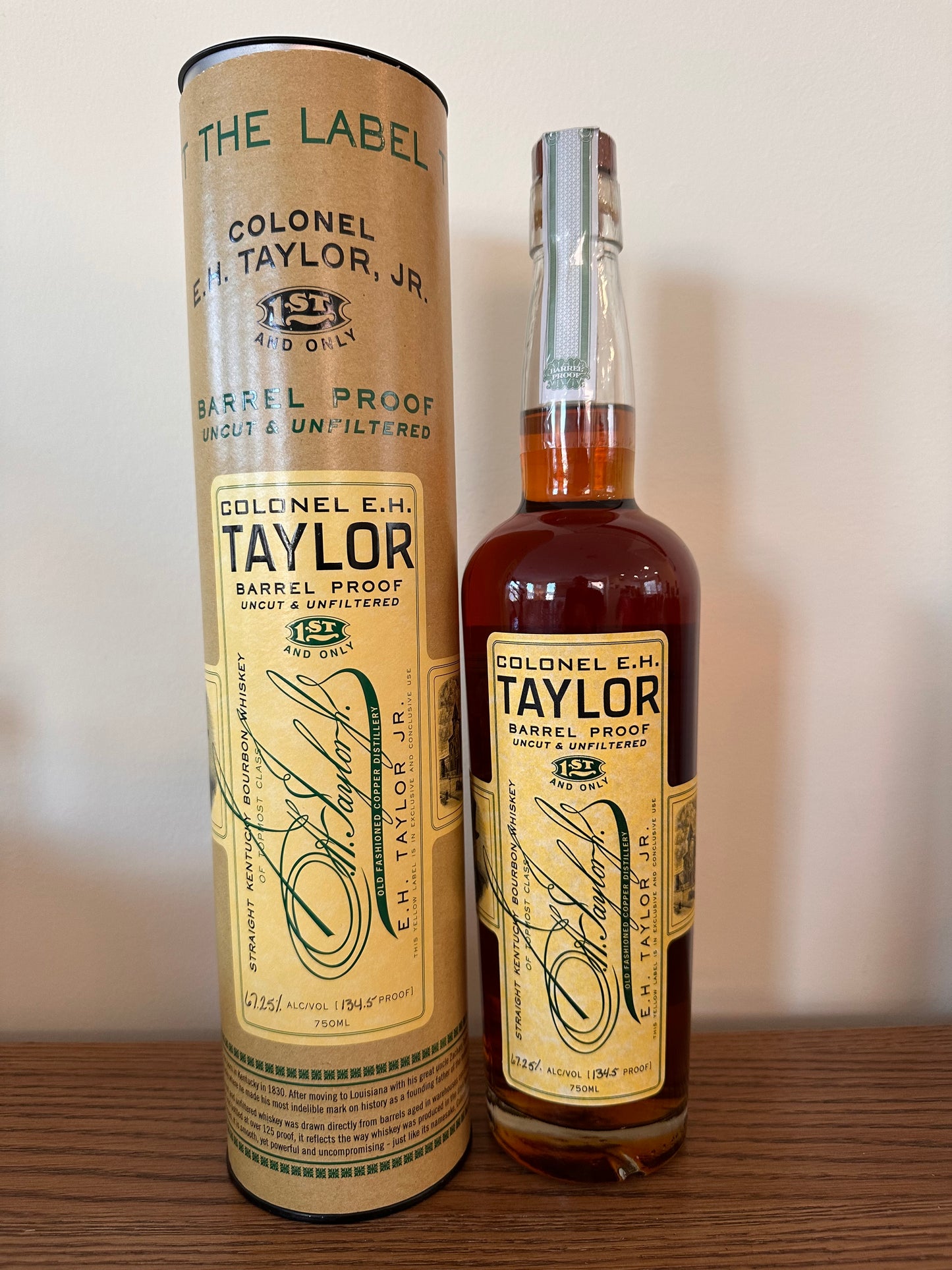 Colonel E.H. Taylor Barrel Proof Batch 1 Uncut & Unfiltered Kentucky Straight Bourbon Whiskey 750ml