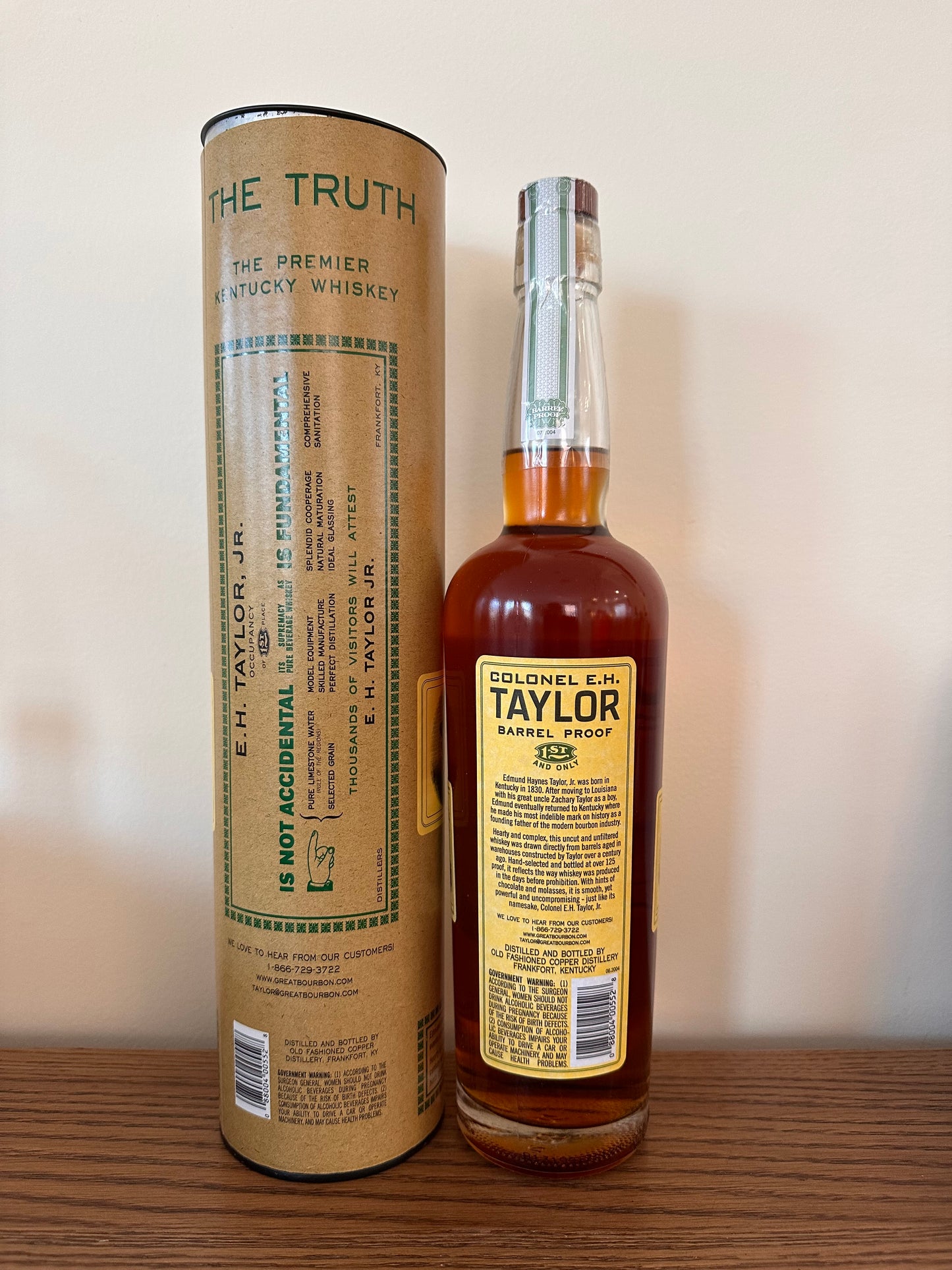 Colonel E.H. Taylor Barrel Proof Batch 2 Uncut & Unfiltered Kentucky Straight Bourbon Whiskey 750ml
