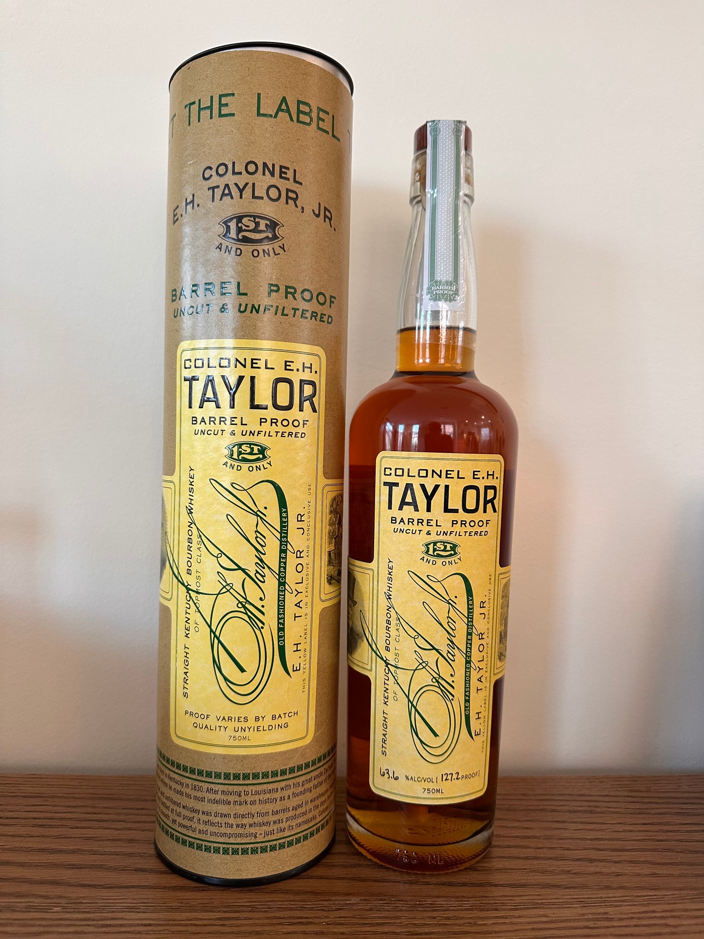 Colonel E.H. Taylor Barrel Proof Batch 4 Uncut & Unfiltered Kentucky Straight Bourbon Whiskey 750ml