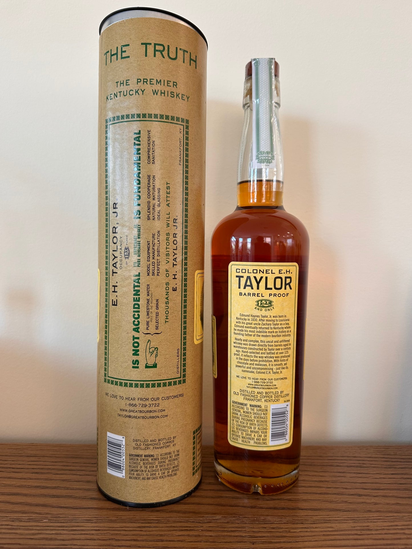 Colonel E.H. Taylor Barrel Proof Batch 4 Uncut & Unfiltered Kentucky Straight Bourbon Whiskey 750ml
