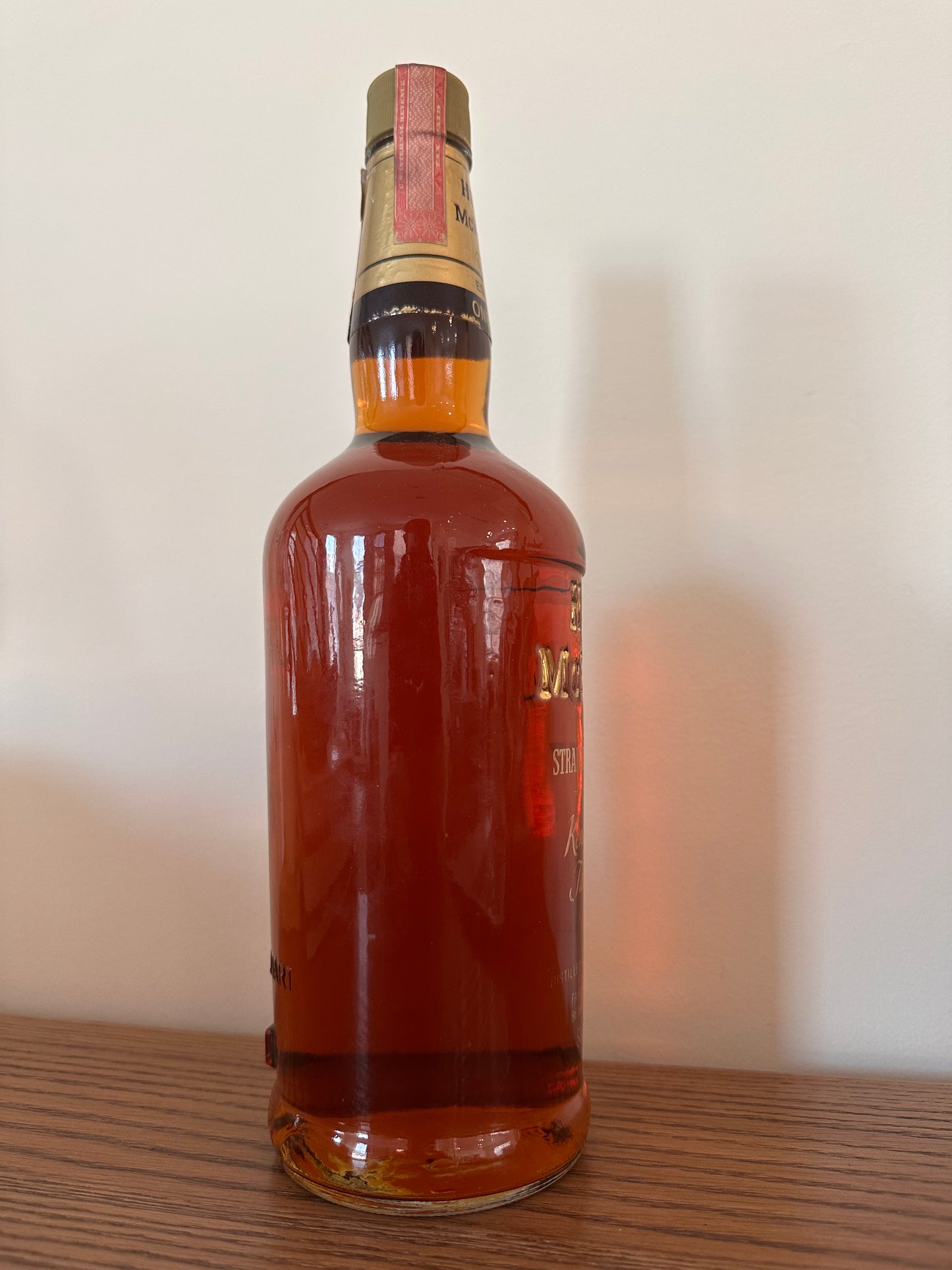 1974 Henry McKenna 6 Year Bourbon Whiskey Quart