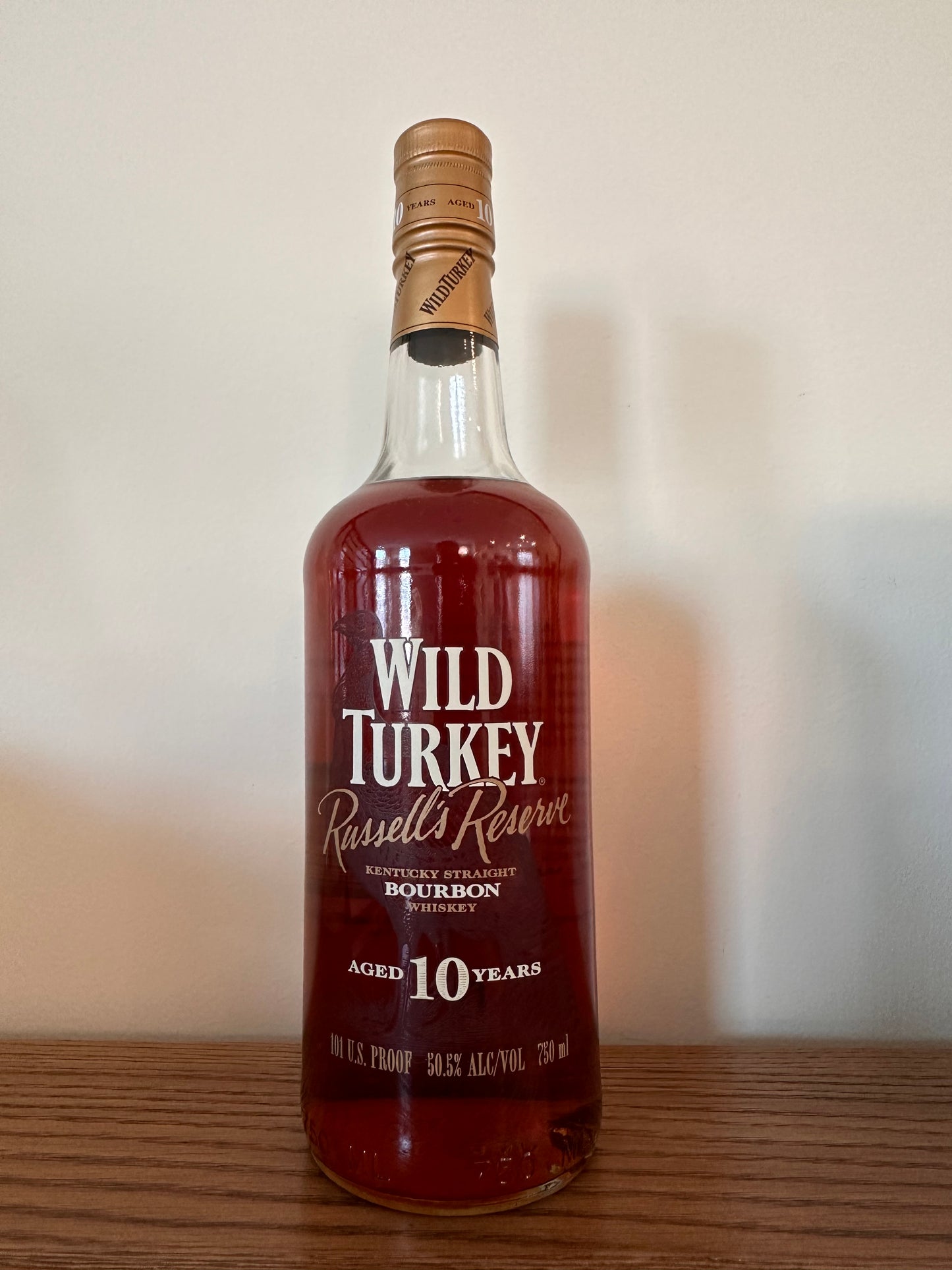 Wild Turkey 10 year Russell's Reserve Tall Bottle (1st Edition)